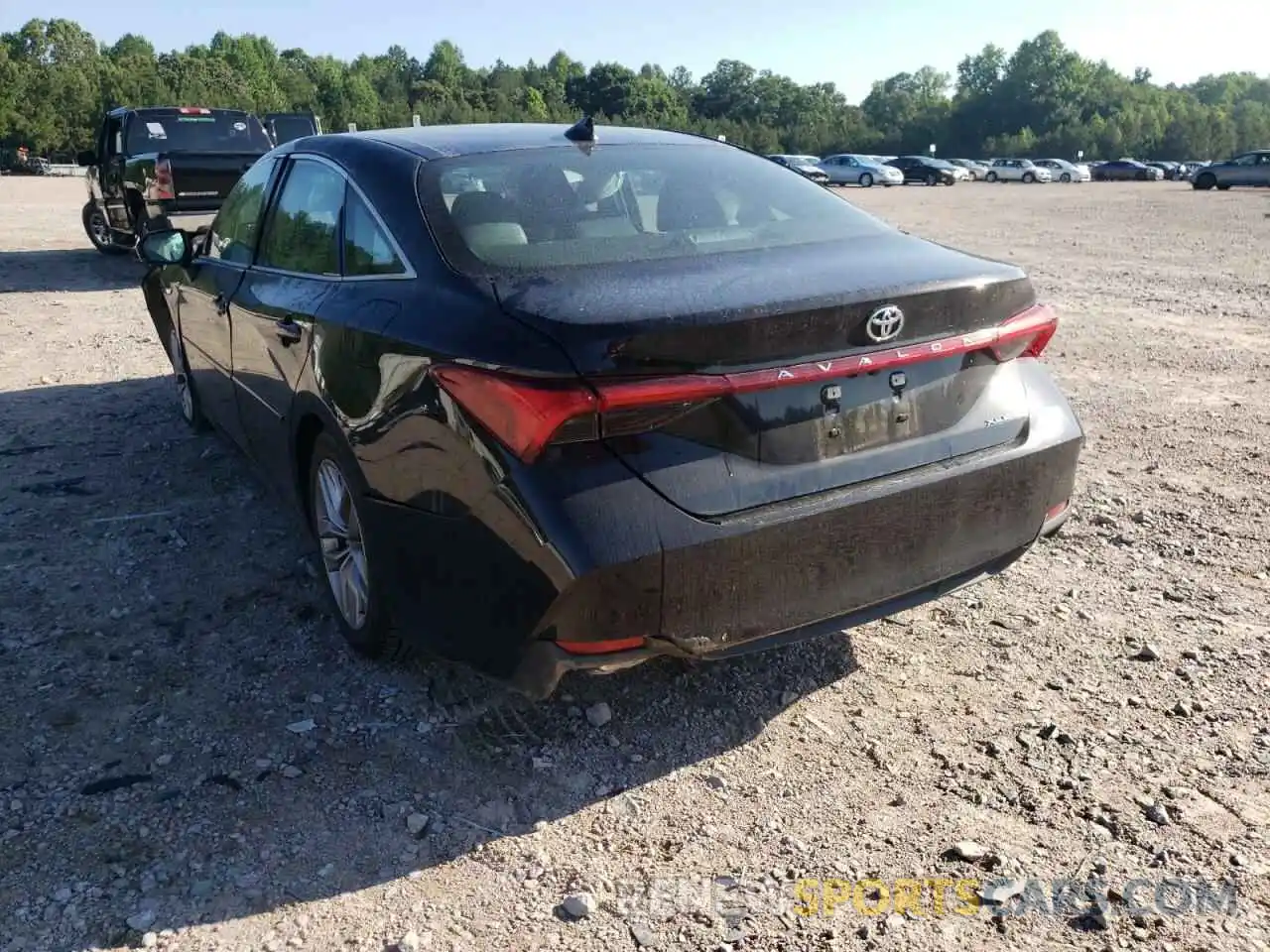 3 Photograph of a damaged car 4T1AZ1FB3LU052160 TOYOTA AVALON 2020