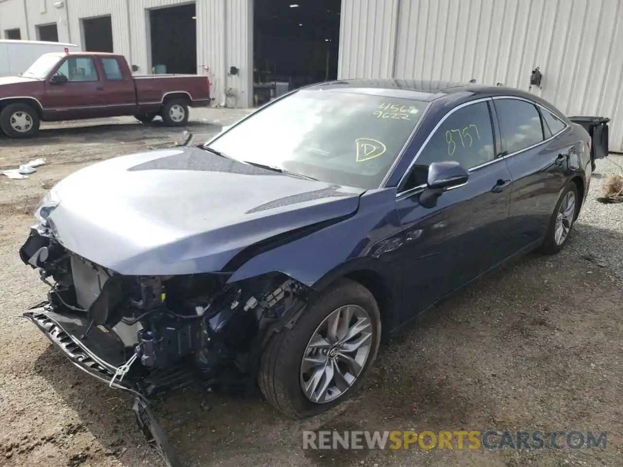 2 Photograph of a damaged car 4T1AZ1FB8LU044846 TOYOTA AVALON 2020