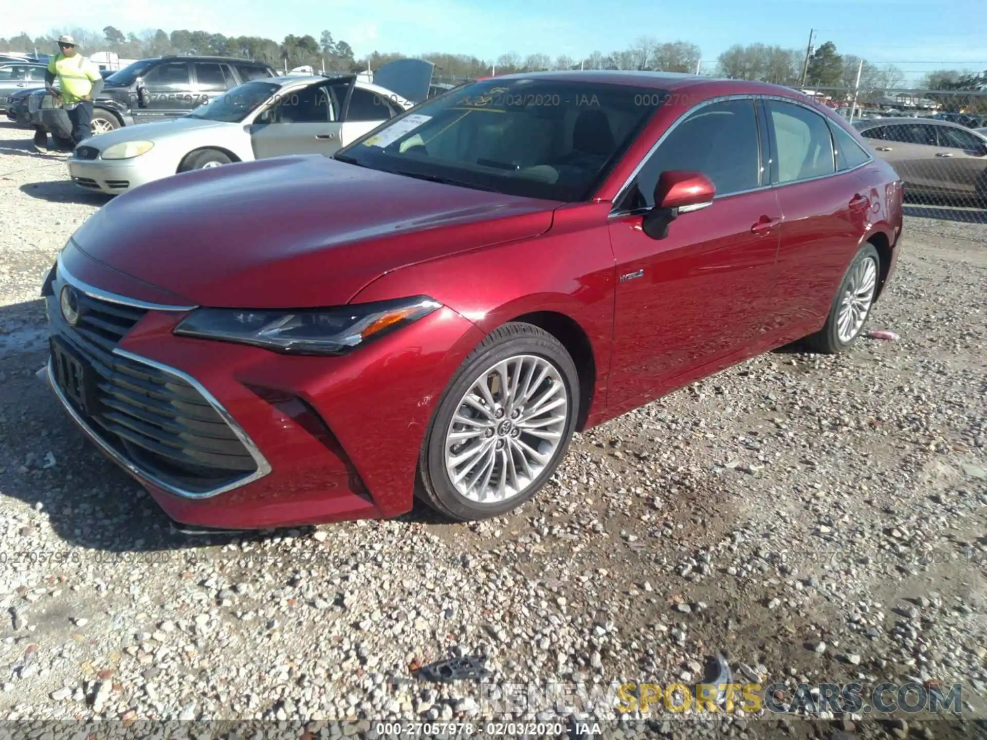 2 Photograph of a damaged car 4T1C21FB3LU012383 TOYOTA AVALON 2020