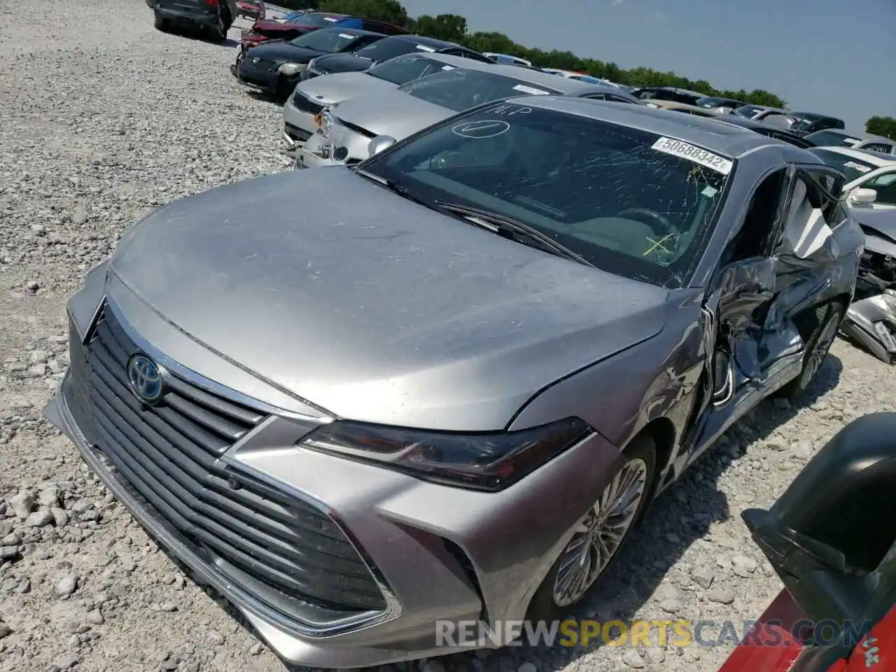 2 Photograph of a damaged car 4T1D21FB0LU012507 TOYOTA AVALON 2020