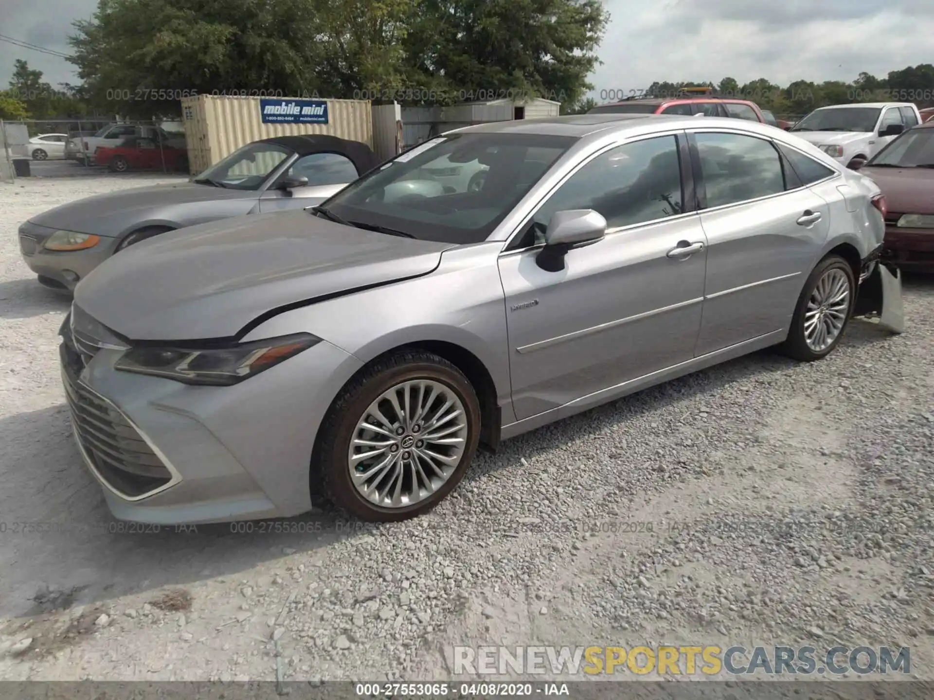 2 Photograph of a damaged car 4T1D21FB0LU012863 TOYOTA AVALON 2020