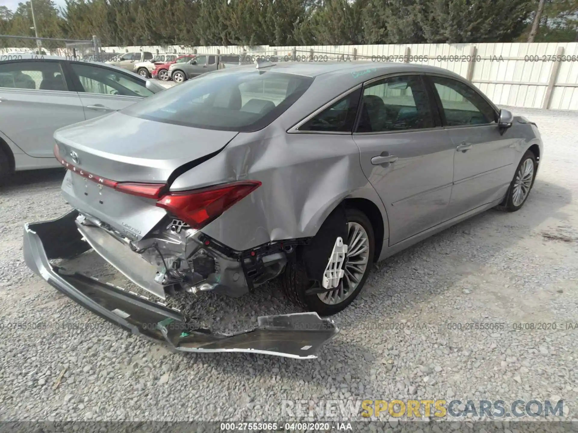 4 Photograph of a damaged car 4T1D21FB0LU012863 TOYOTA AVALON 2020