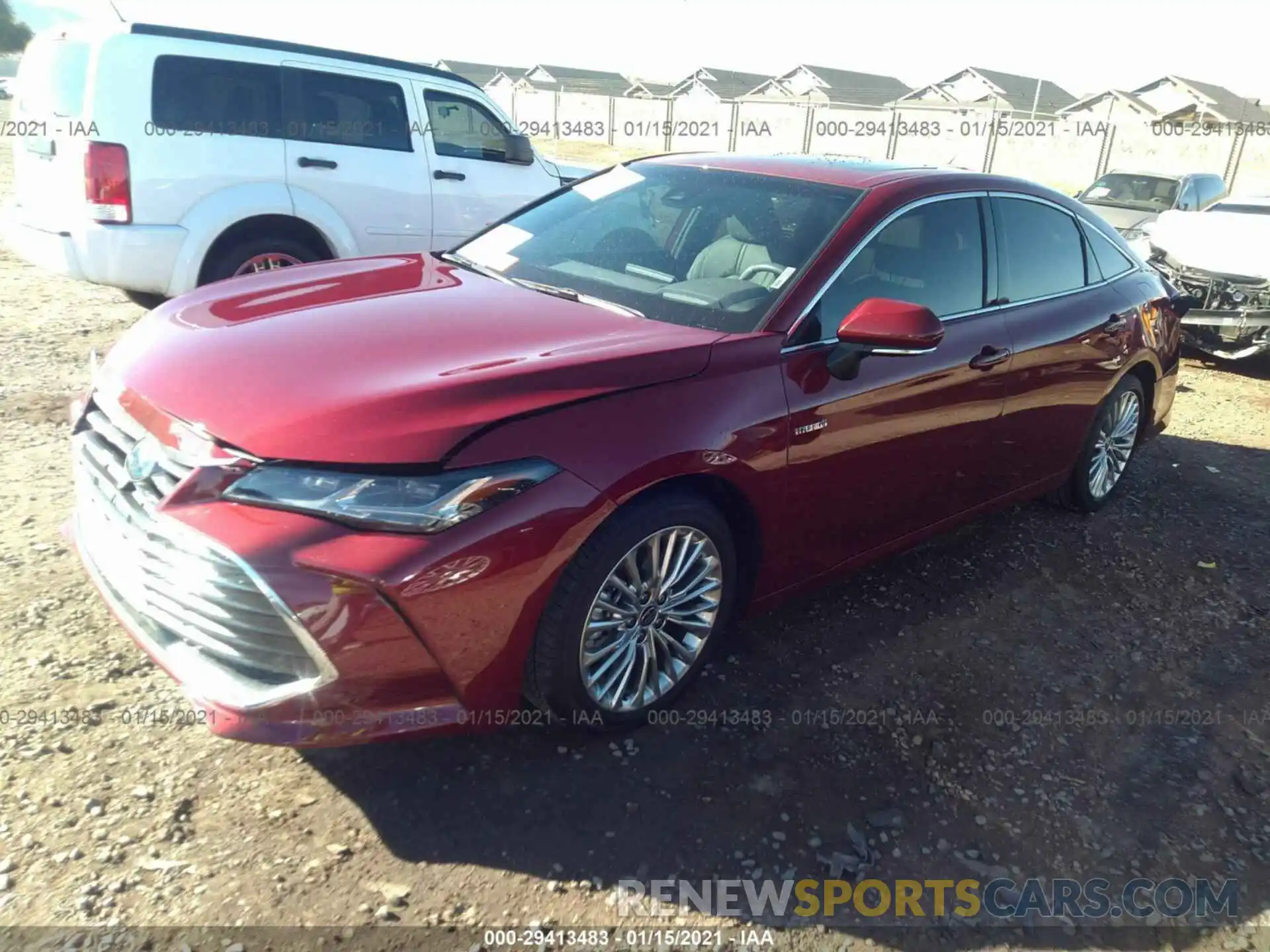 2 Photograph of a damaged car 4T1D21FB0LU017061 TOYOTA AVALON 2020