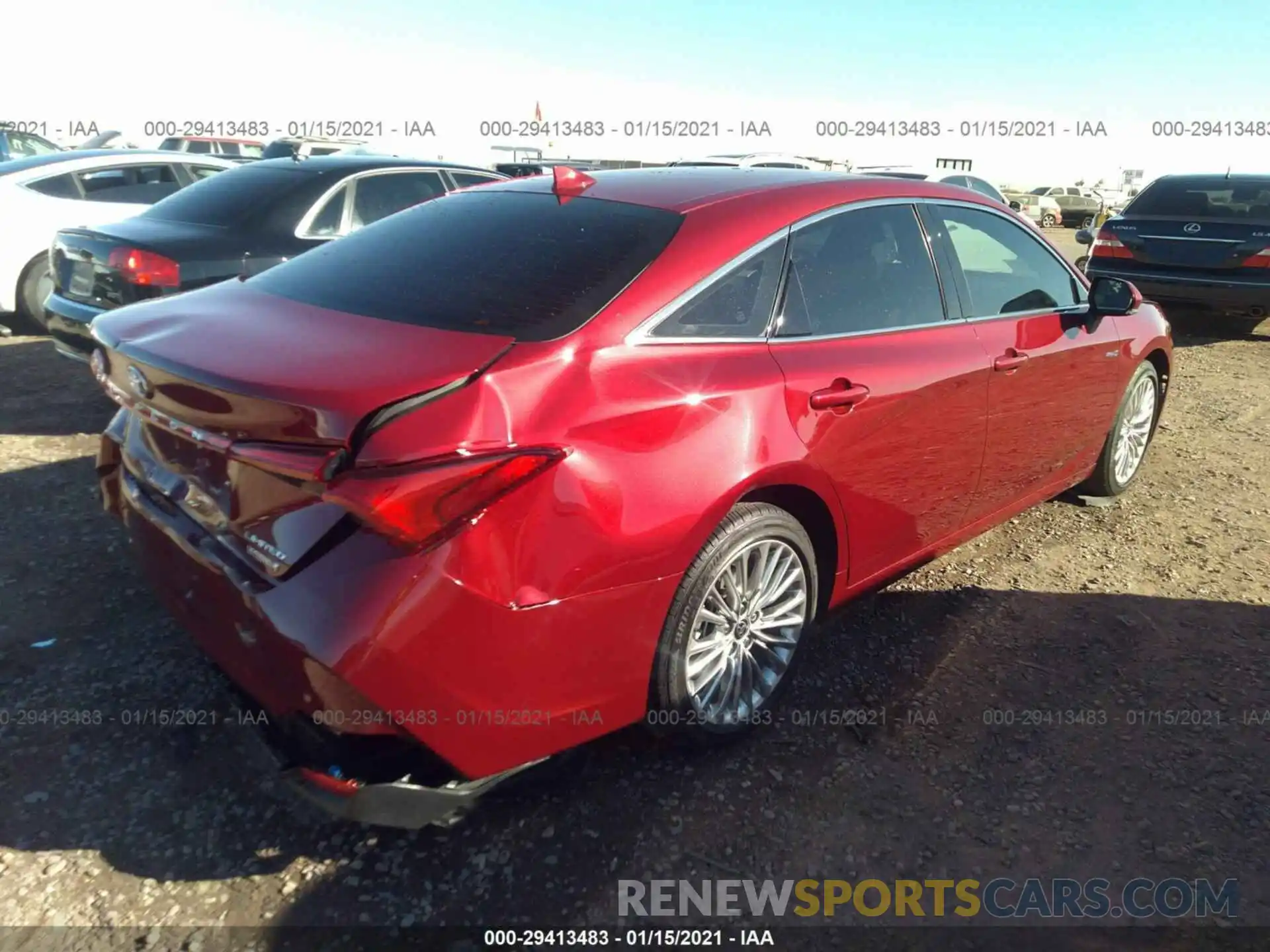 4 Photograph of a damaged car 4T1D21FB0LU017061 TOYOTA AVALON 2020