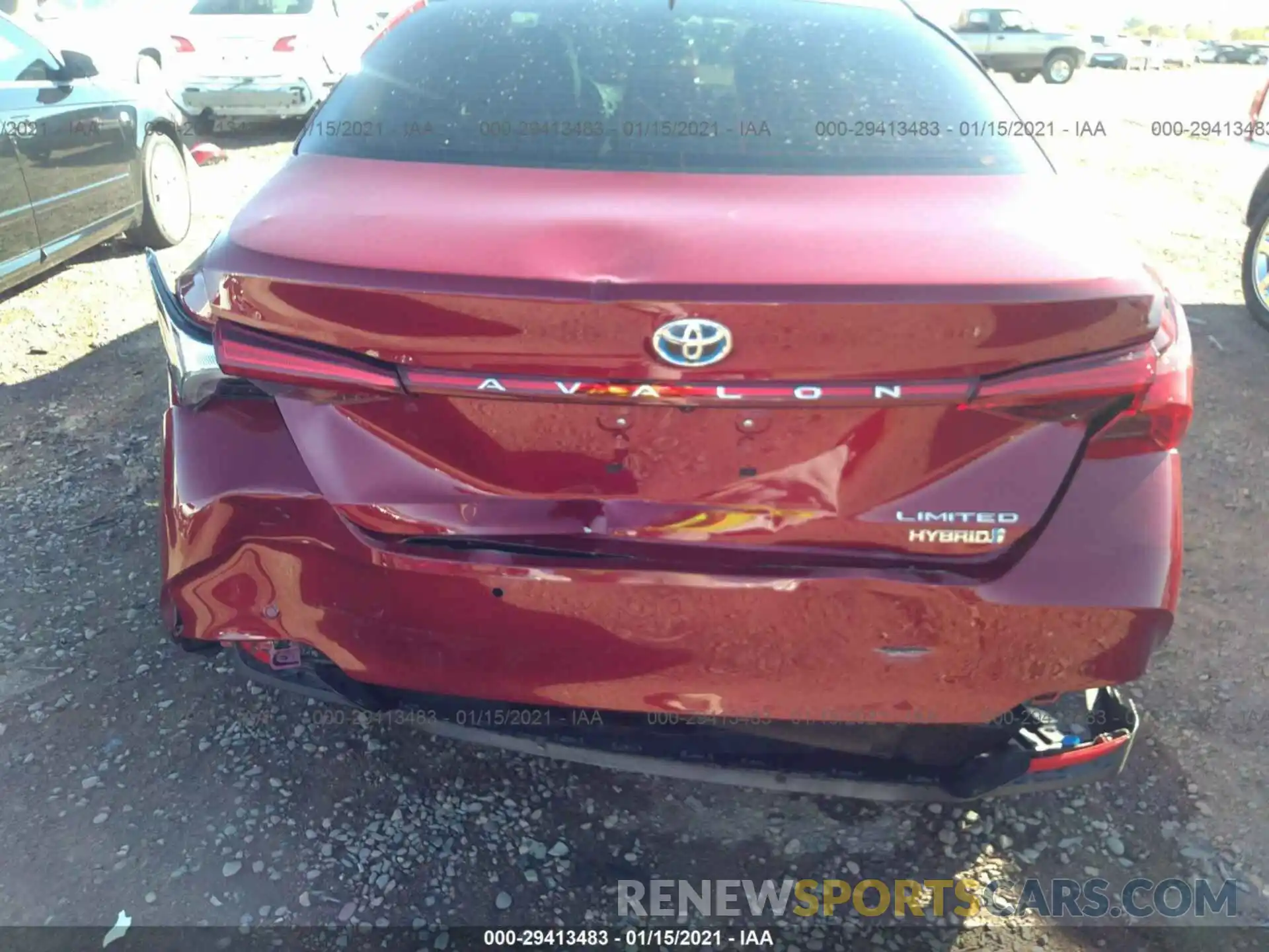 6 Photograph of a damaged car 4T1D21FB0LU017061 TOYOTA AVALON 2020