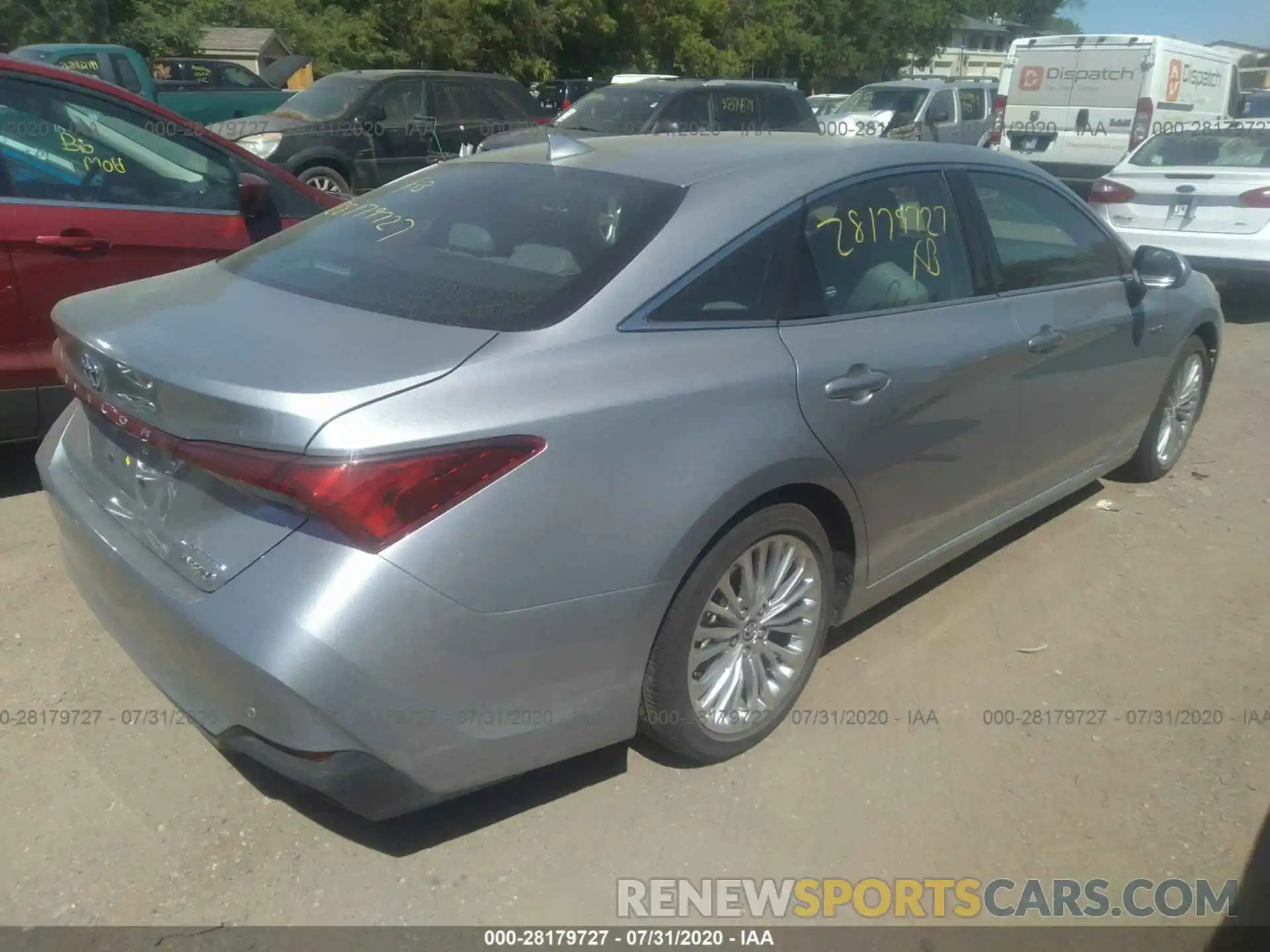 4 Photograph of a damaged car 4T1D21FB1LU013665 TOYOTA AVALON 2020