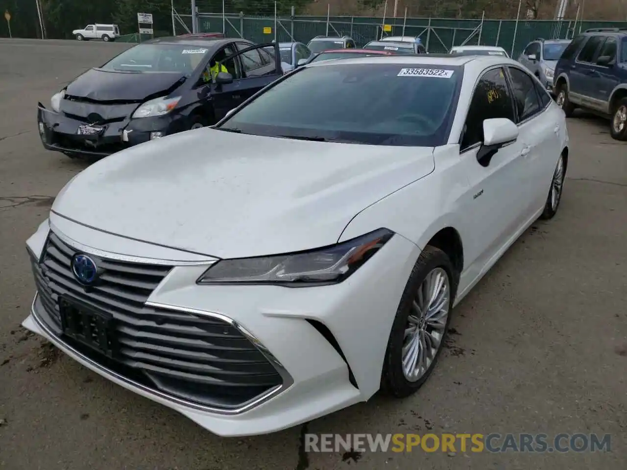 2 Photograph of a damaged car 4T1D21FB1LU017442 TOYOTA AVALON 2020