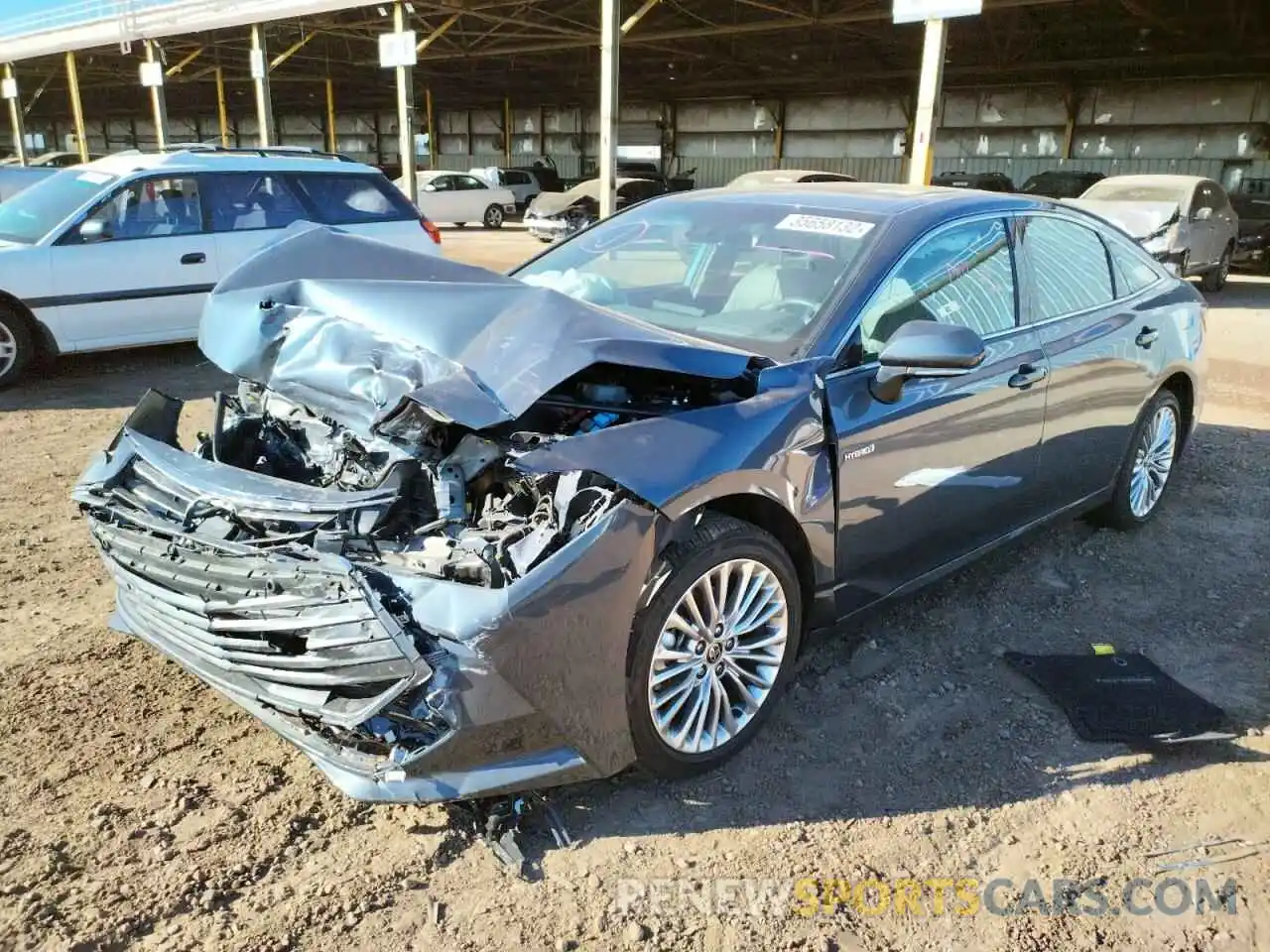 2 Photograph of a damaged car 4T1D21FB2LU017918 TOYOTA AVALON 2020