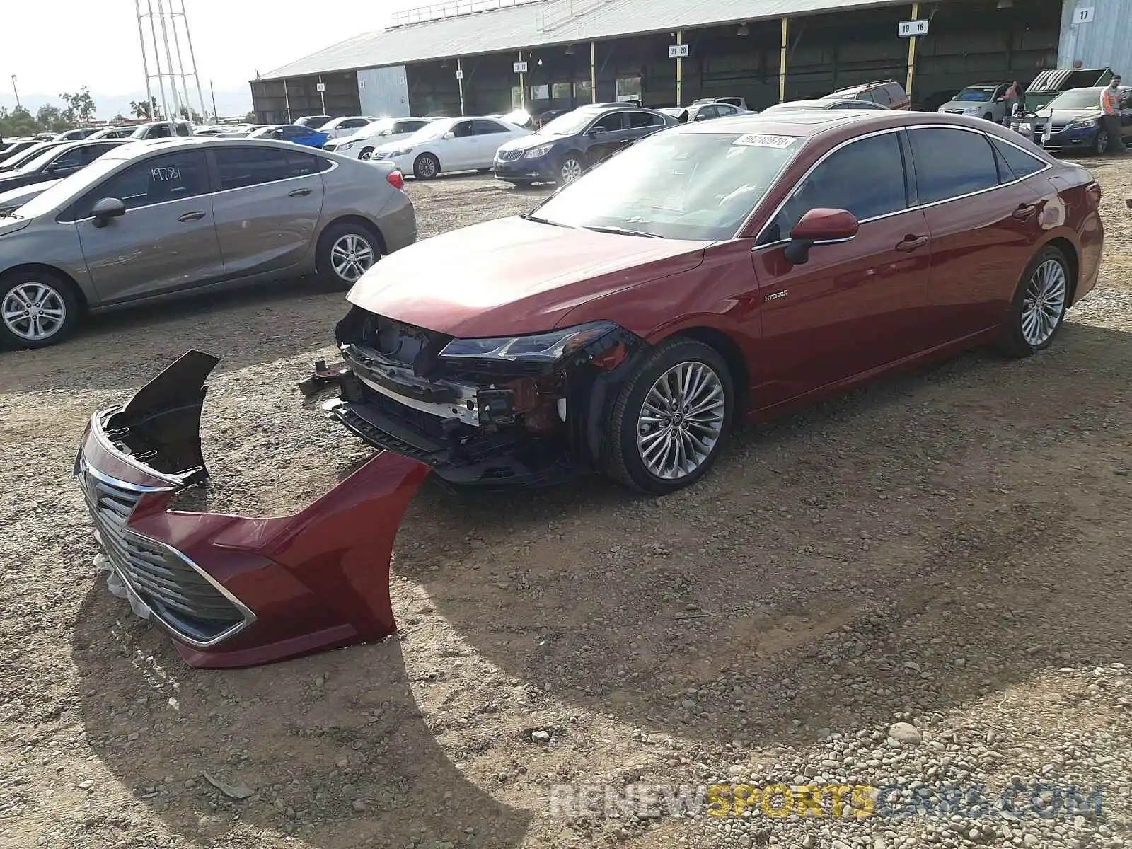 2 Photograph of a damaged car 4T1D21FB2LU019040 TOYOTA AVALON 2020