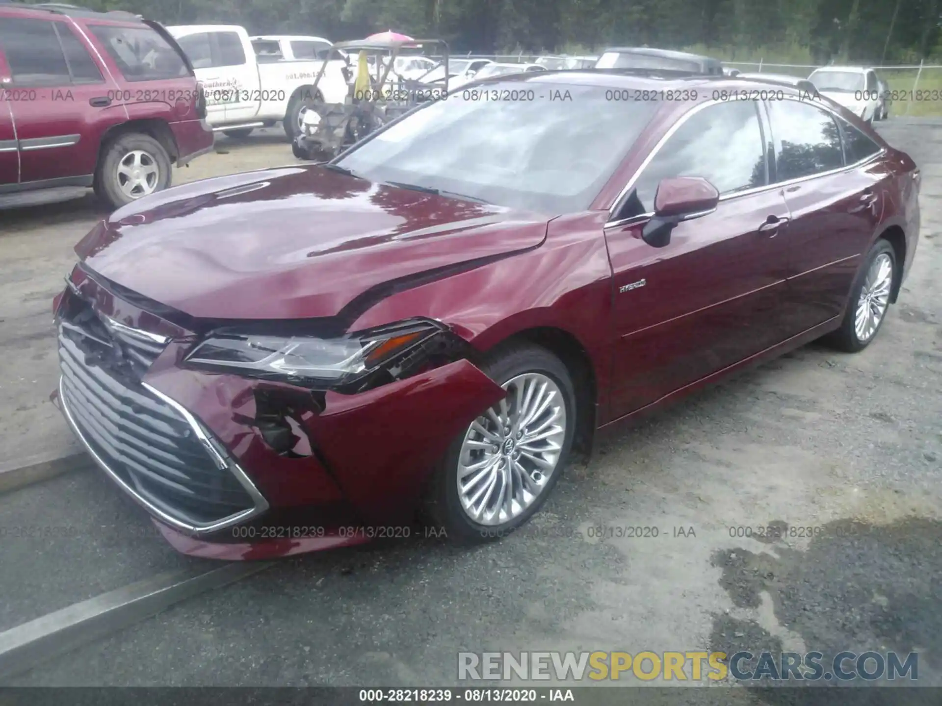 2 Photograph of a damaged car 4T1D21FB3LU013800 TOYOTA AVALON 2020