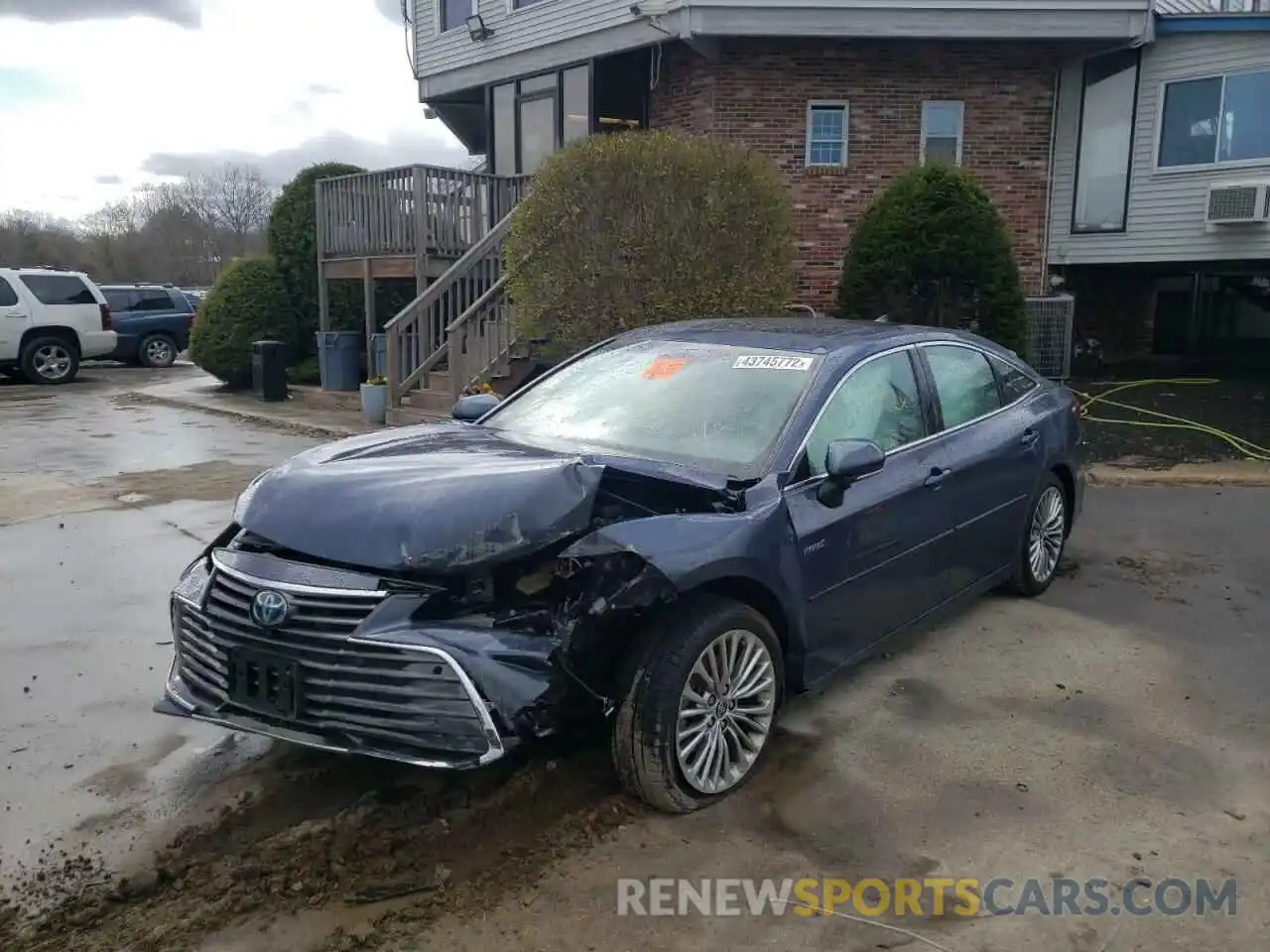 2 Photograph of a damaged car 4T1D21FB3LU017121 TOYOTA AVALON 2020