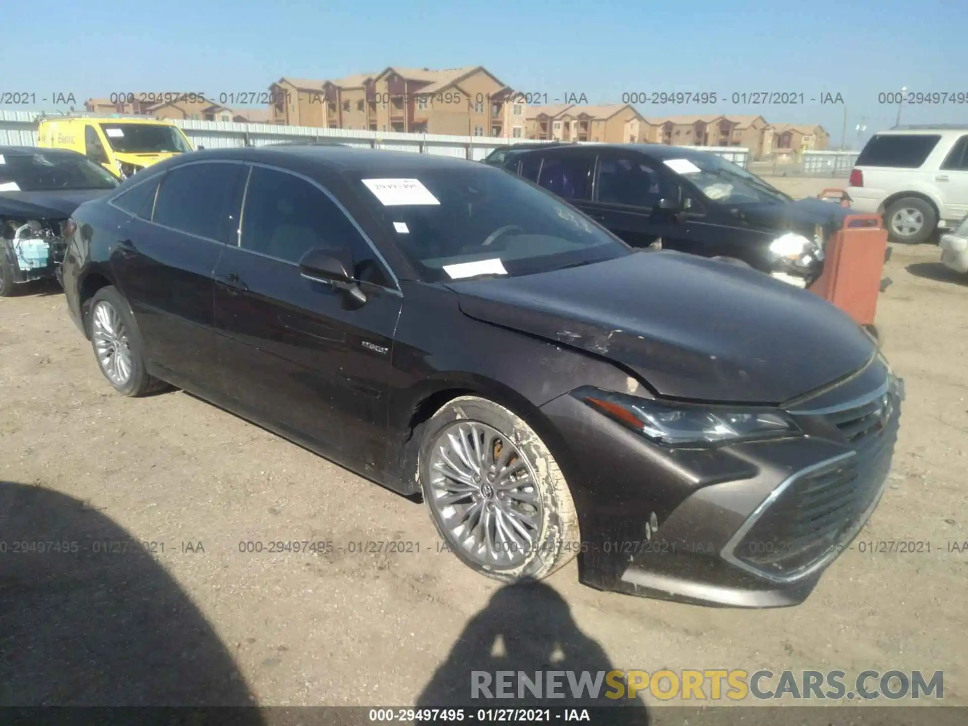 1 Photograph of a damaged car 4T1D21FB4LU016608 TOYOTA AVALON 2020