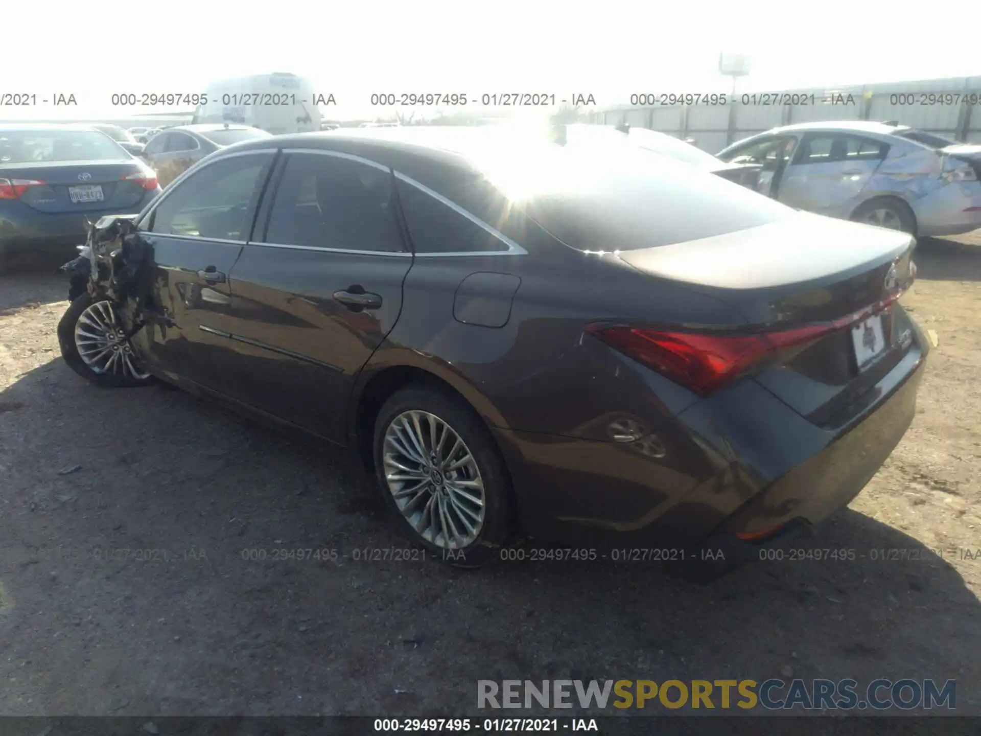 3 Photograph of a damaged car 4T1D21FB4LU016608 TOYOTA AVALON 2020