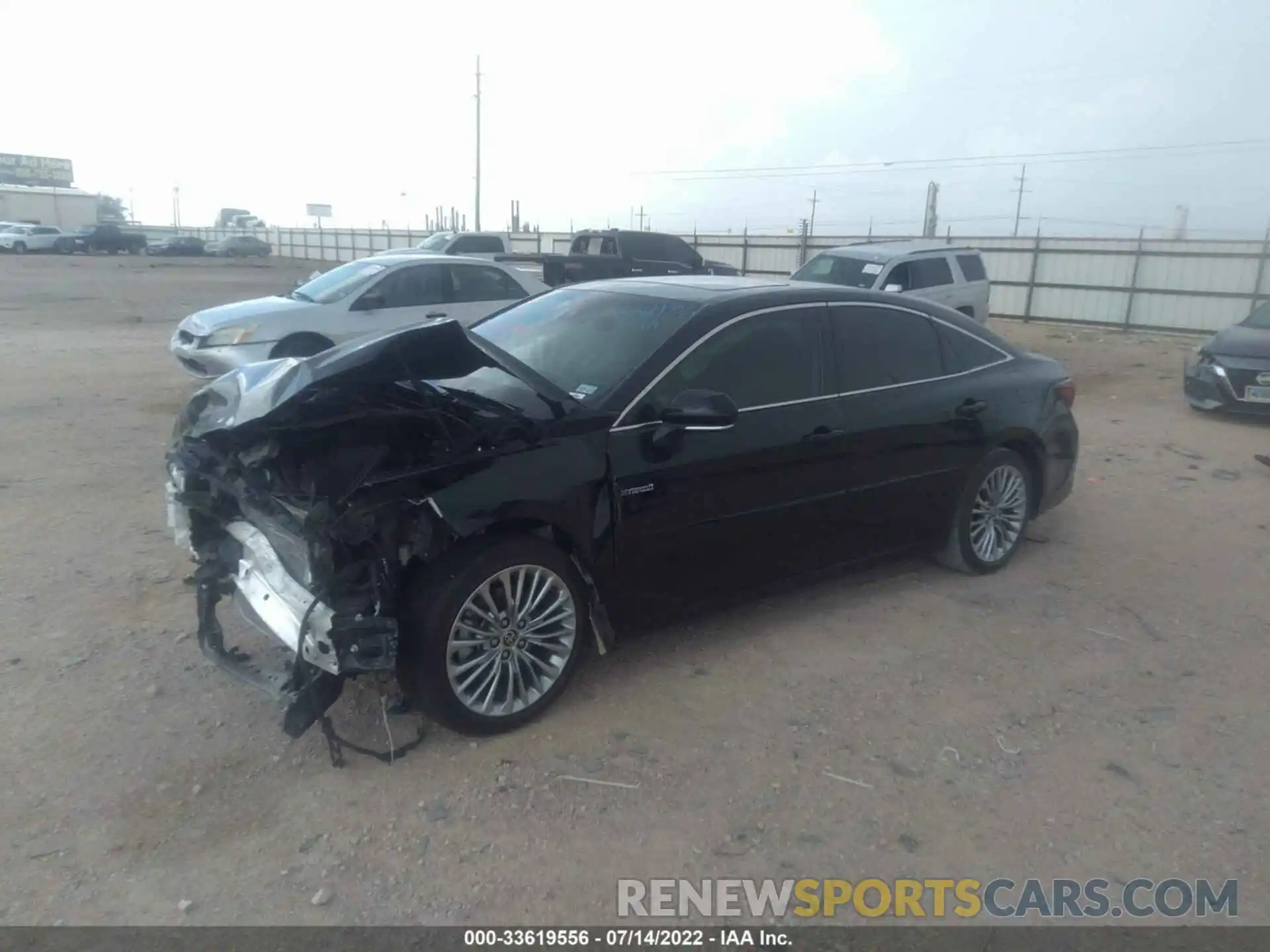 2 Photograph of a damaged car 4T1D21FB4LU017743 TOYOTA AVALON 2020