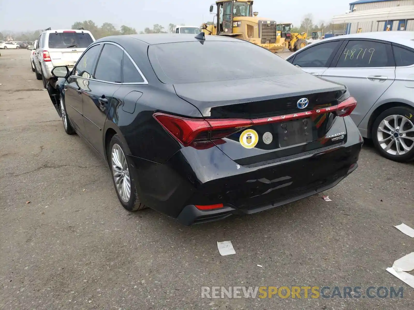 3 Photograph of a damaged car 4T1D21FB5LU015595 TOYOTA AVALON 2020