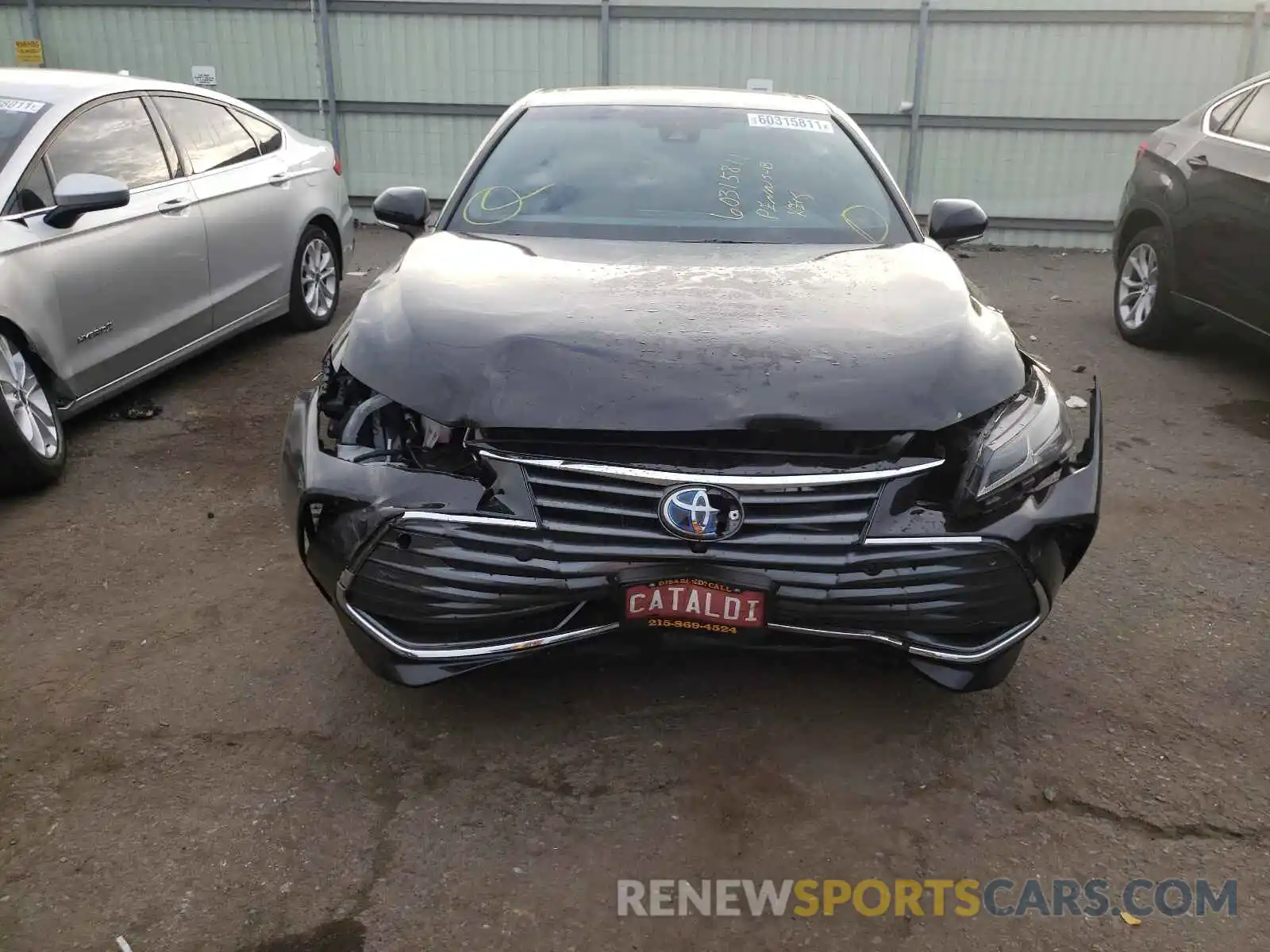 9 Photograph of a damaged car 4T1D21FB5LU015595 TOYOTA AVALON 2020