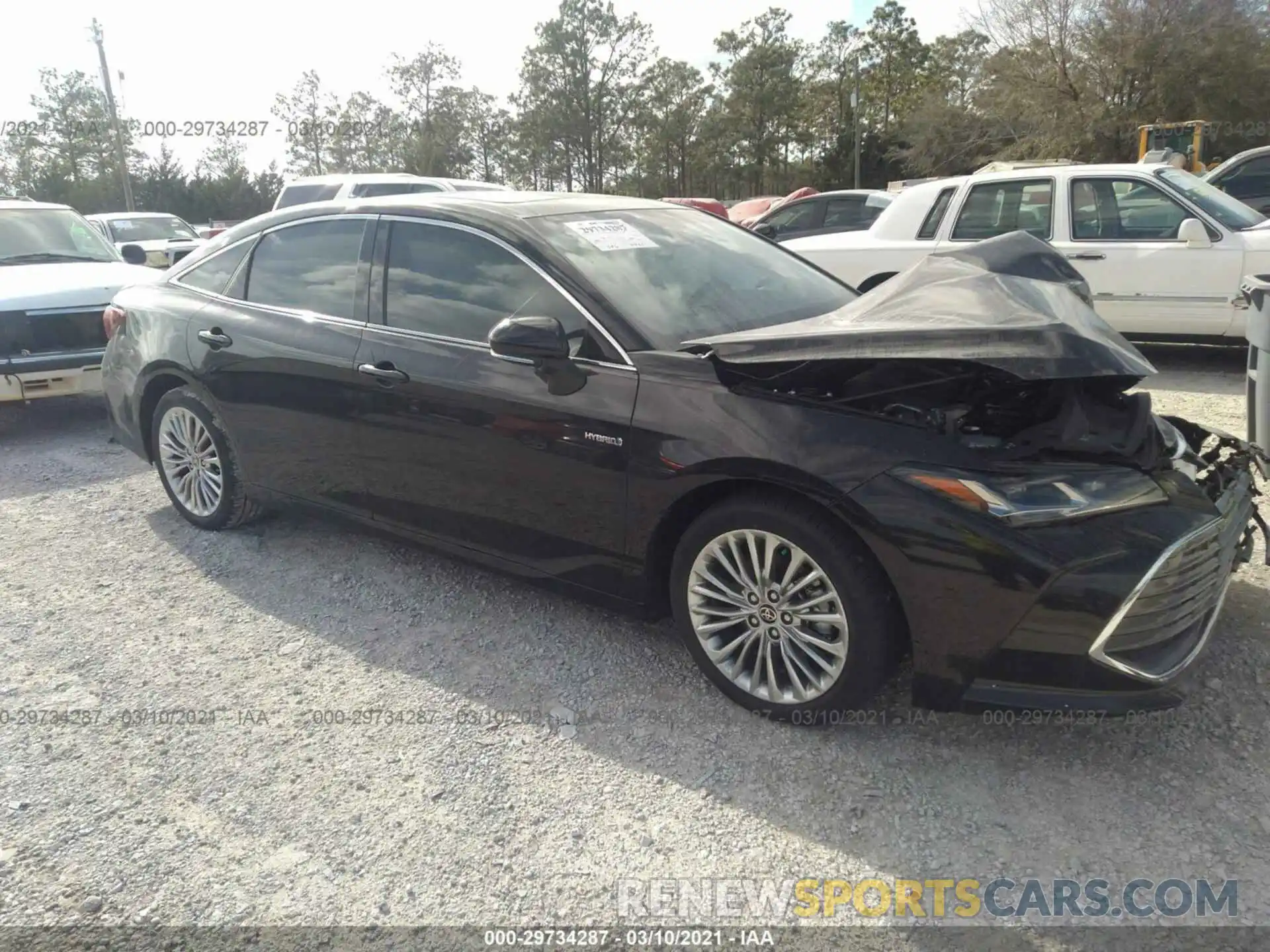 1 Photograph of a damaged car 4T1D21FB6LU019008 TOYOTA AVALON 2020