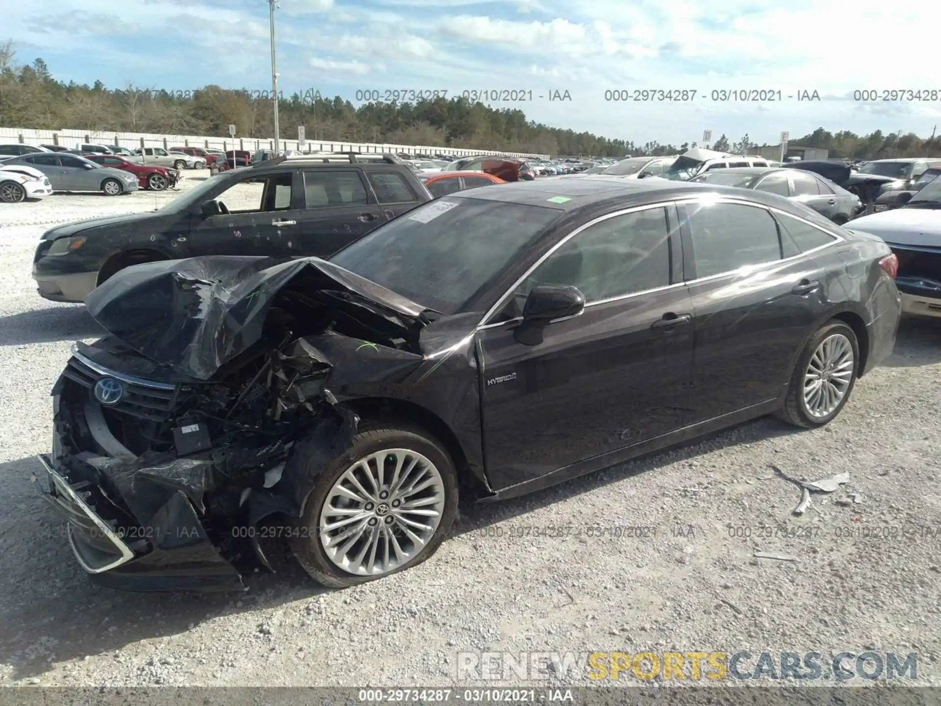 2 Photograph of a damaged car 4T1D21FB6LU019008 TOYOTA AVALON 2020