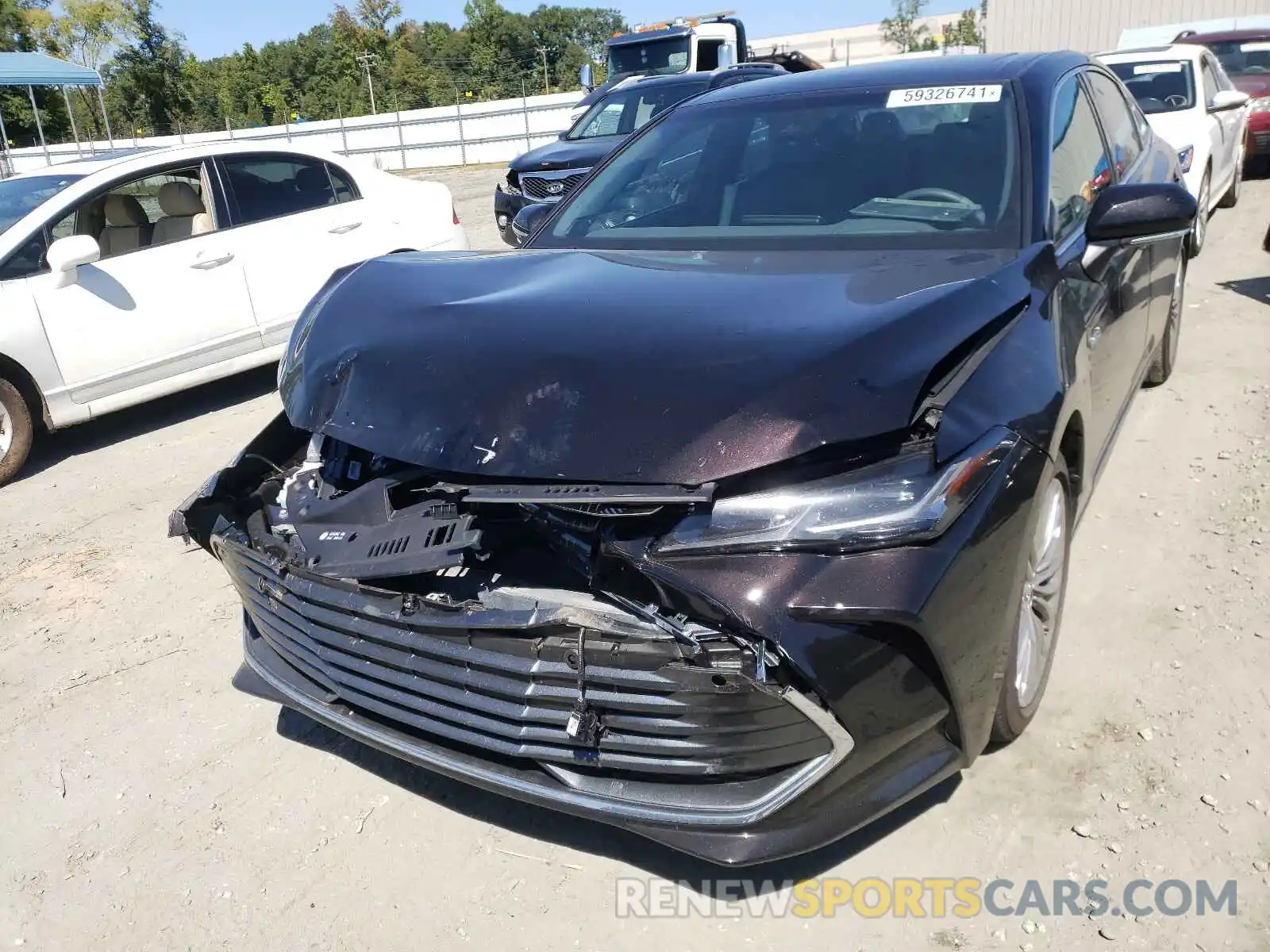 2 Photograph of a damaged car 4T1D21FB9LU014224 TOYOTA AVALON 2020