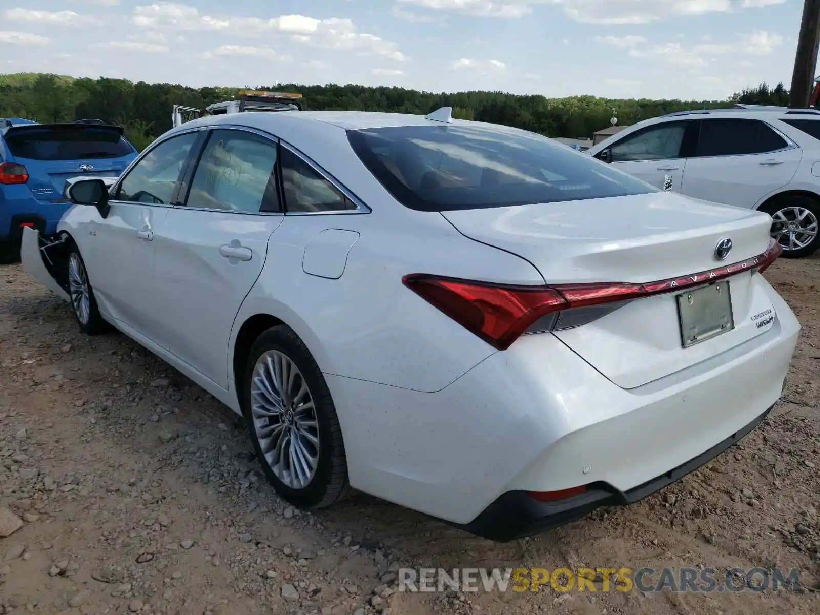 3 Photograph of a damaged car 4T1D21FB9LU016118 TOYOTA AVALON 2020