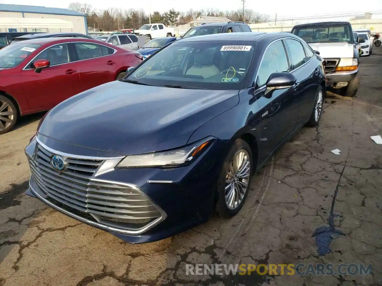 2 Photograph of a damaged car 4T1D21FBXLU013647 TOYOTA AVALON 2020