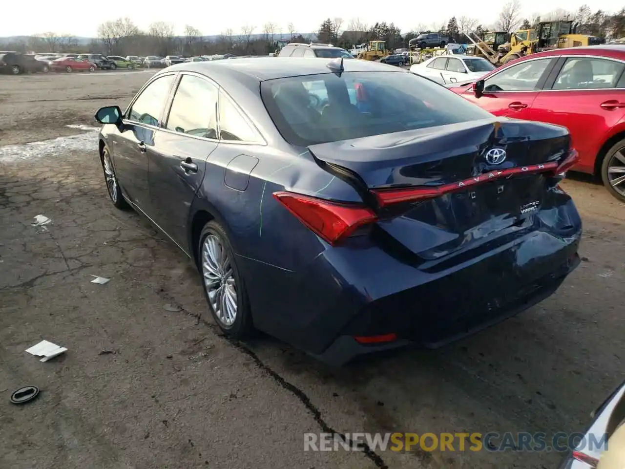 3 Photograph of a damaged car 4T1D21FBXLU013647 TOYOTA AVALON 2020