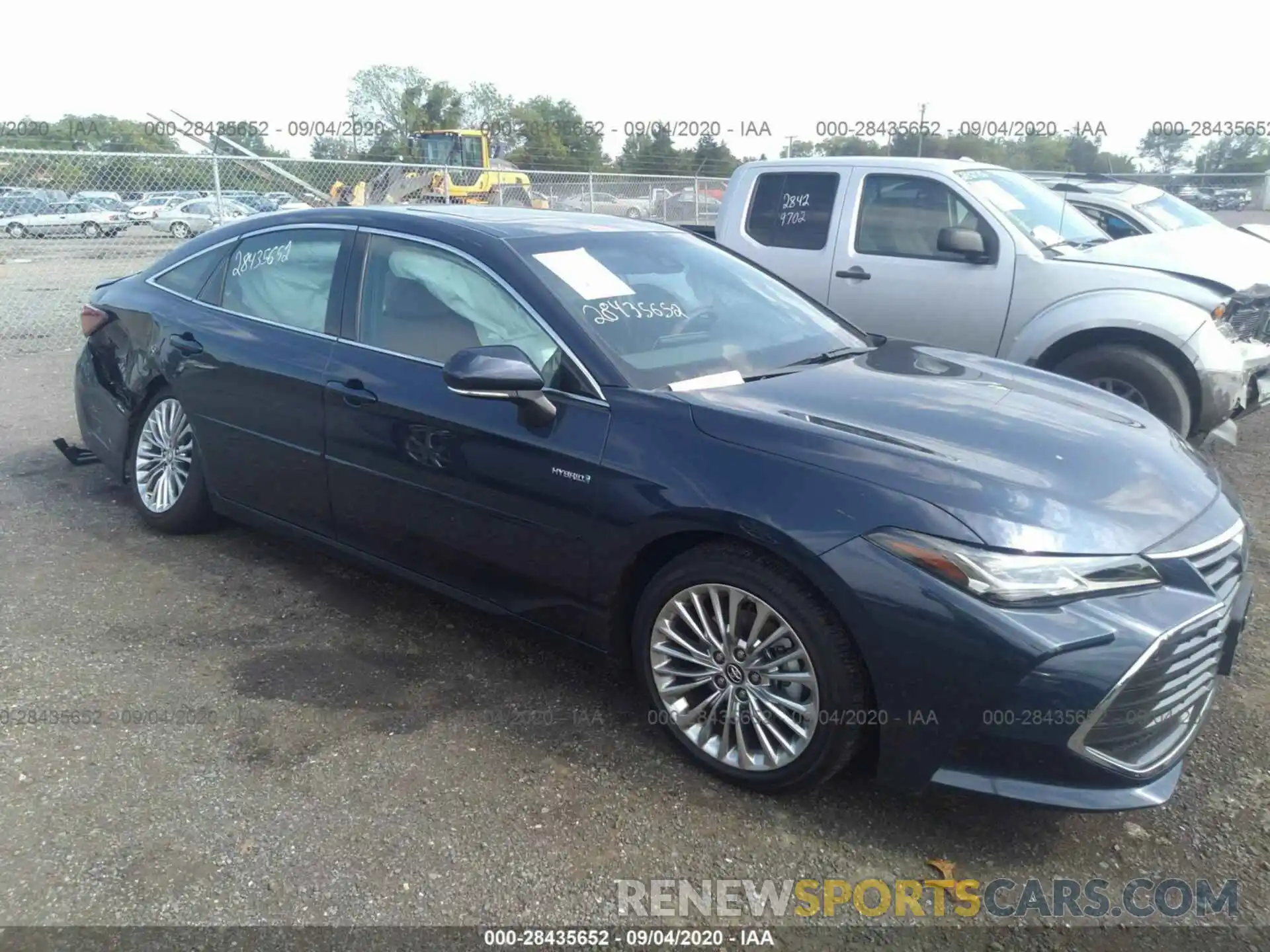 1 Photograph of a damaged car 4T1D21FBXLU014362 TOYOTA AVALON 2020