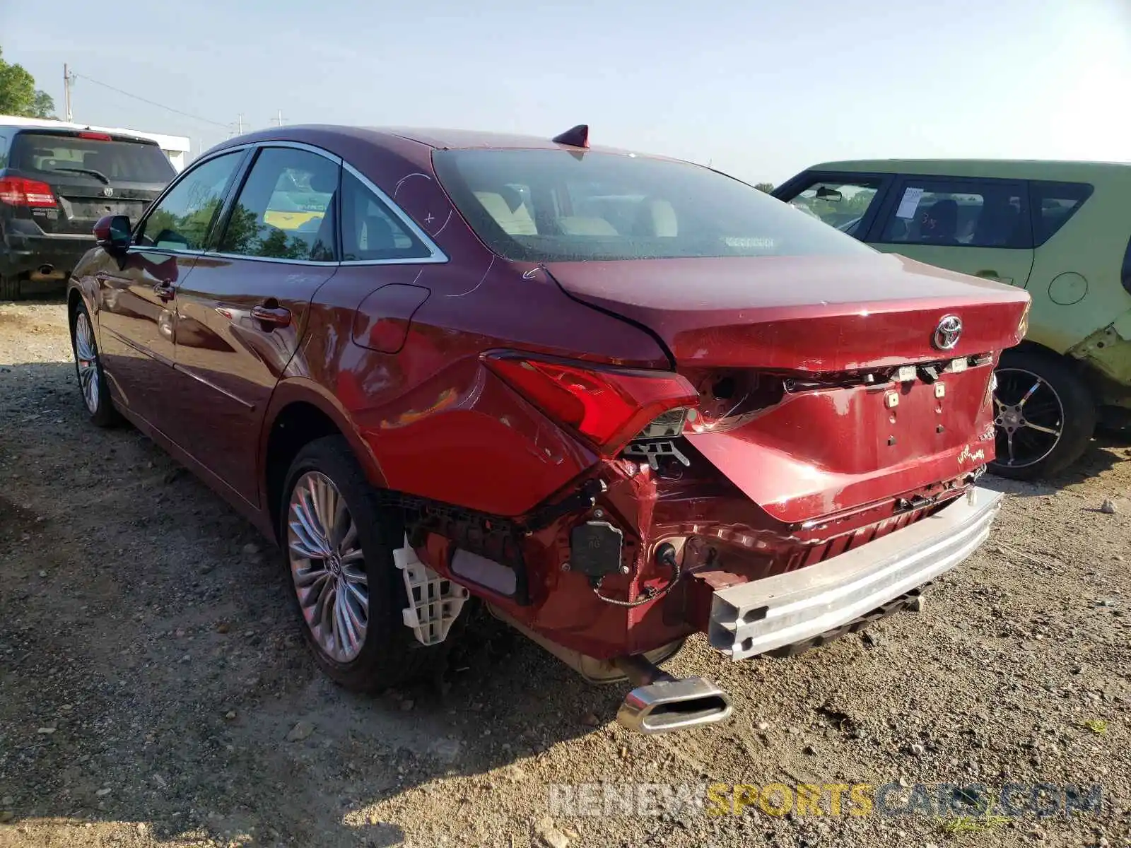 3 Photograph of a damaged car 4T1DZ1FB1LU043146 TOYOTA AVALON 2020