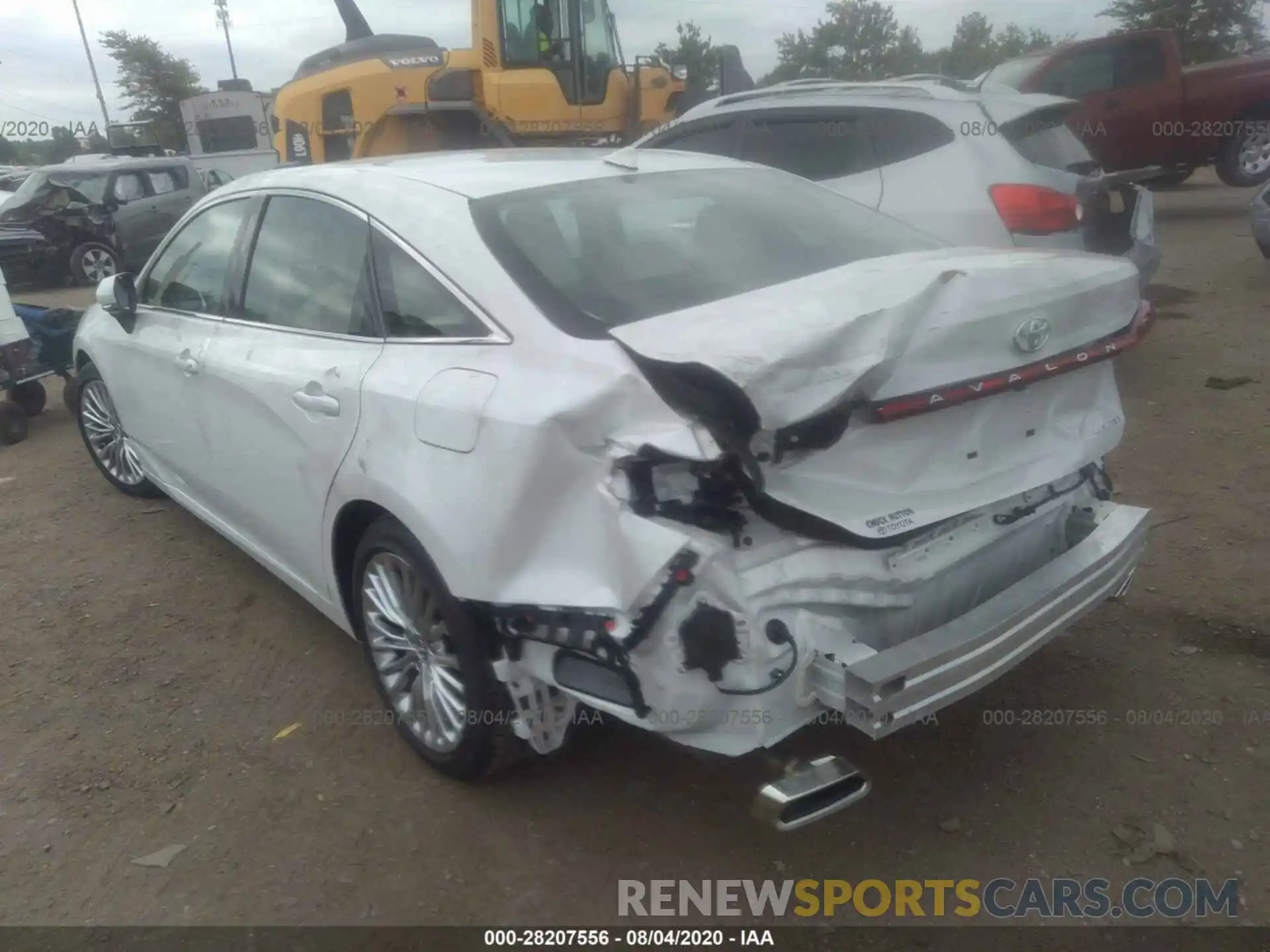 3 Photograph of a damaged car 4T1DZ1FB1LU050873 TOYOTA AVALON 2020