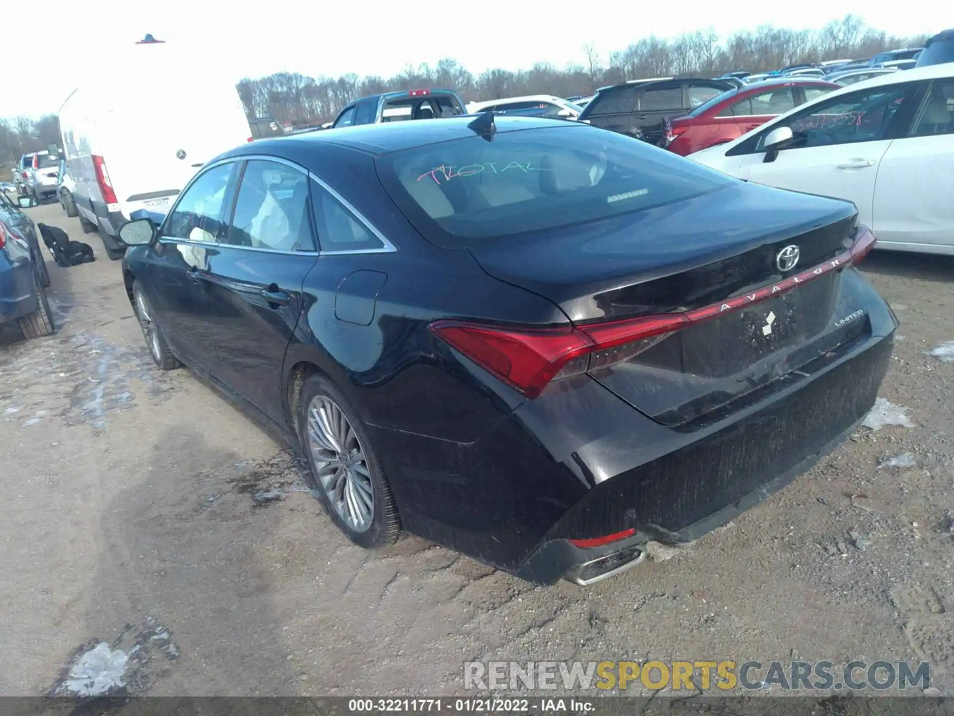 3 Photograph of a damaged car 4T1DZ1FB2LU052552 TOYOTA AVALON 2020