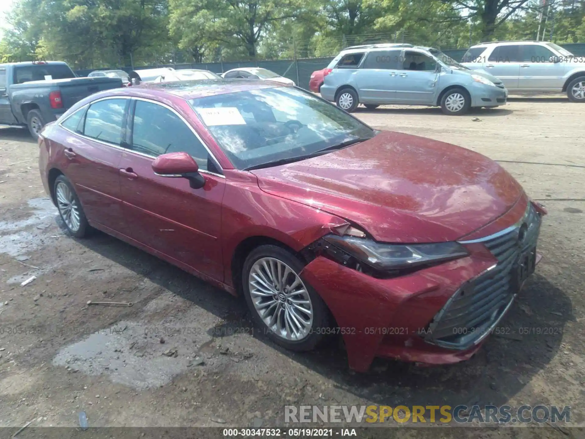 1 Photograph of a damaged car 4T1DZ1FB3LU041950 TOYOTA AVALON 2020