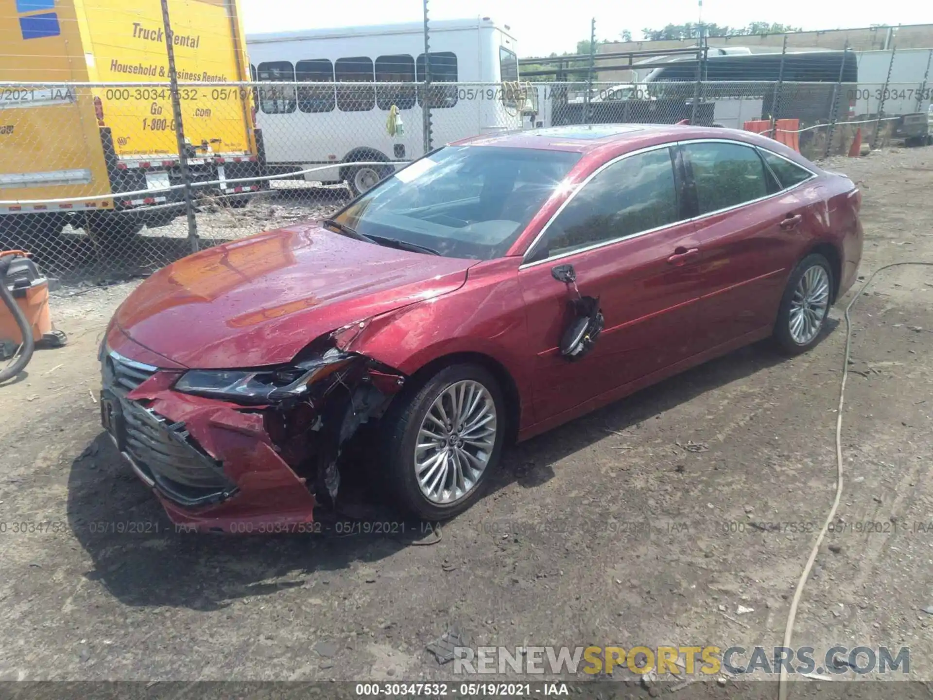 2 Photograph of a damaged car 4T1DZ1FB3LU041950 TOYOTA AVALON 2020