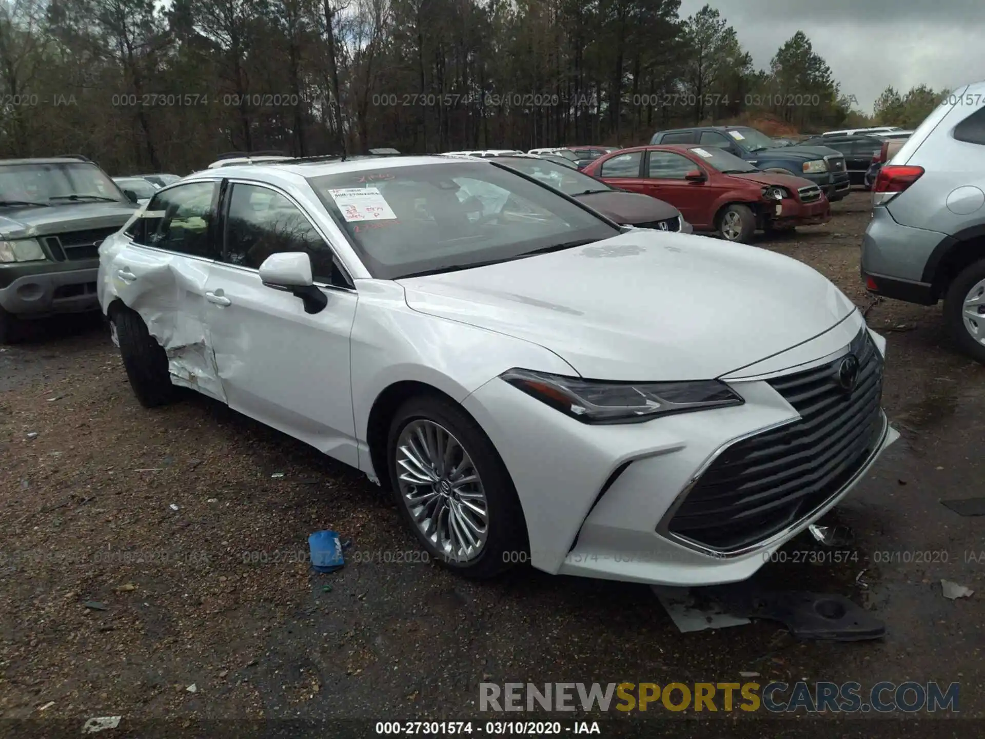 1 Photograph of a damaged car 4T1DZ1FB3LU043973 TOYOTA AVALON 2020