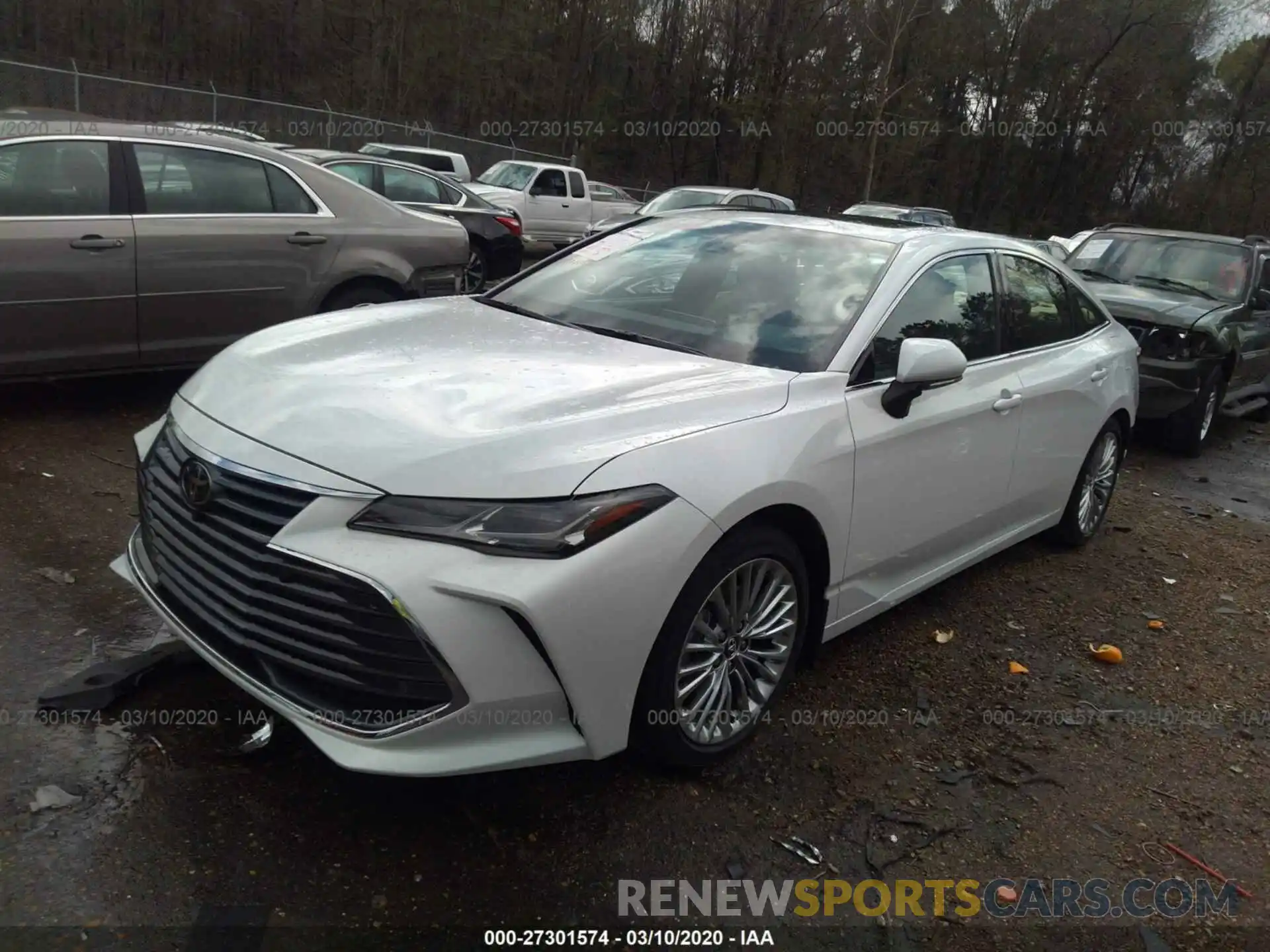 2 Photograph of a damaged car 4T1DZ1FB3LU043973 TOYOTA AVALON 2020