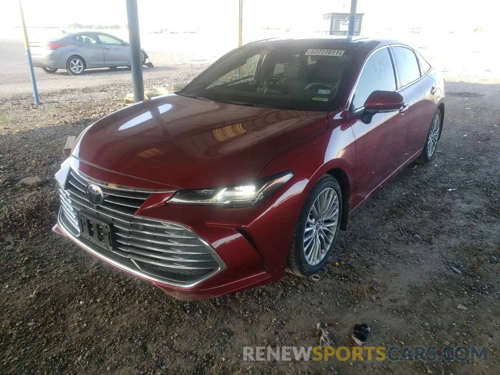 2 Photograph of a damaged car 4T1DZ1FB3LU045058 TOYOTA AVALON 2020