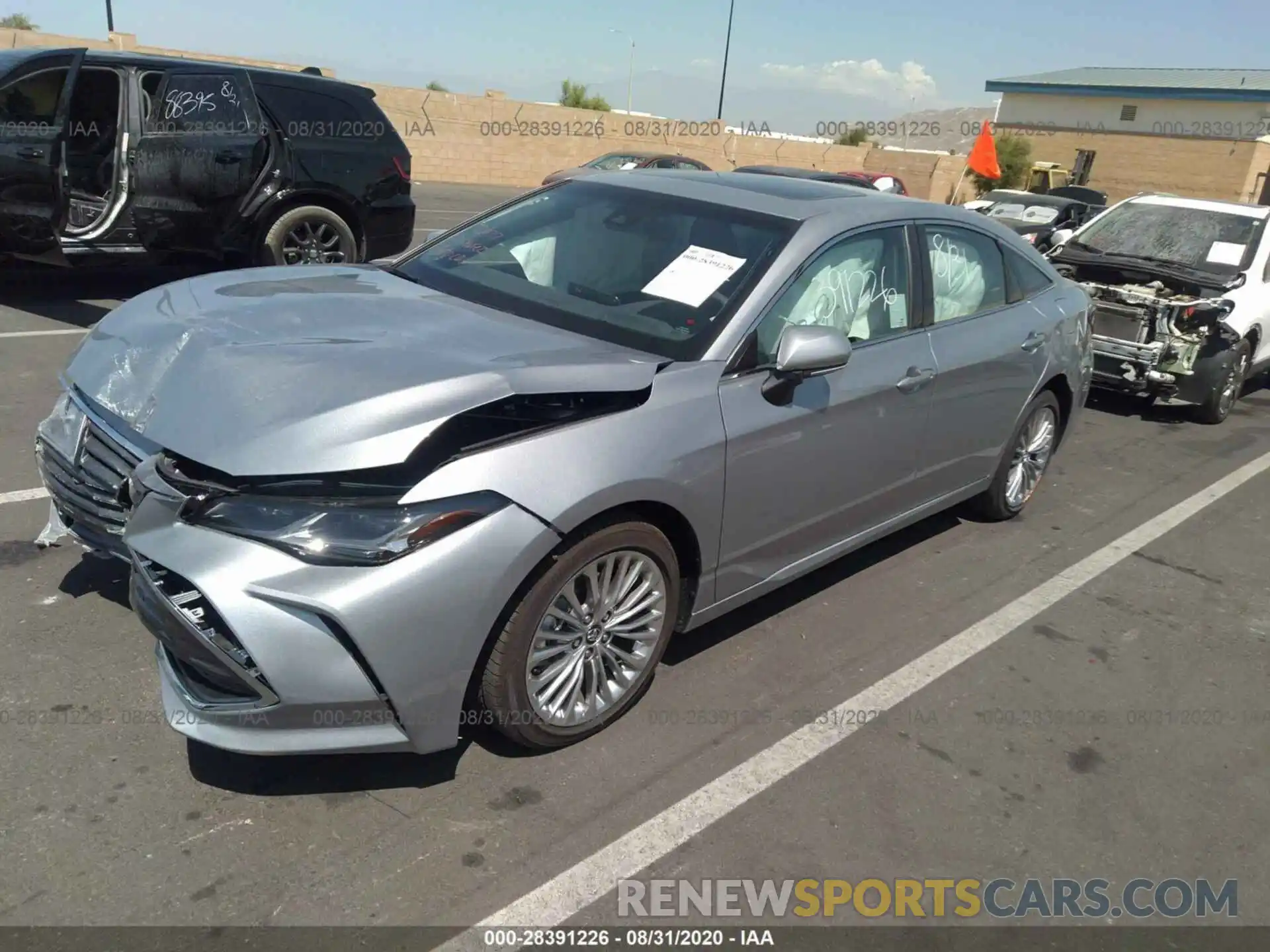 2 Photograph of a damaged car 4T1DZ1FB3LU046713 TOYOTA AVALON 2020