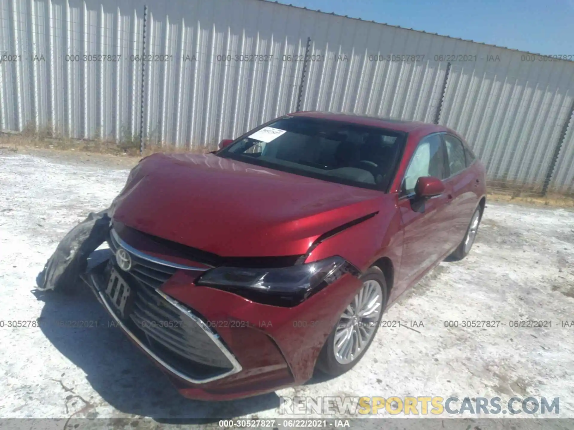 2 Photograph of a damaged car 4T1DZ1FB4LU042900 TOYOTA AVALON 2020