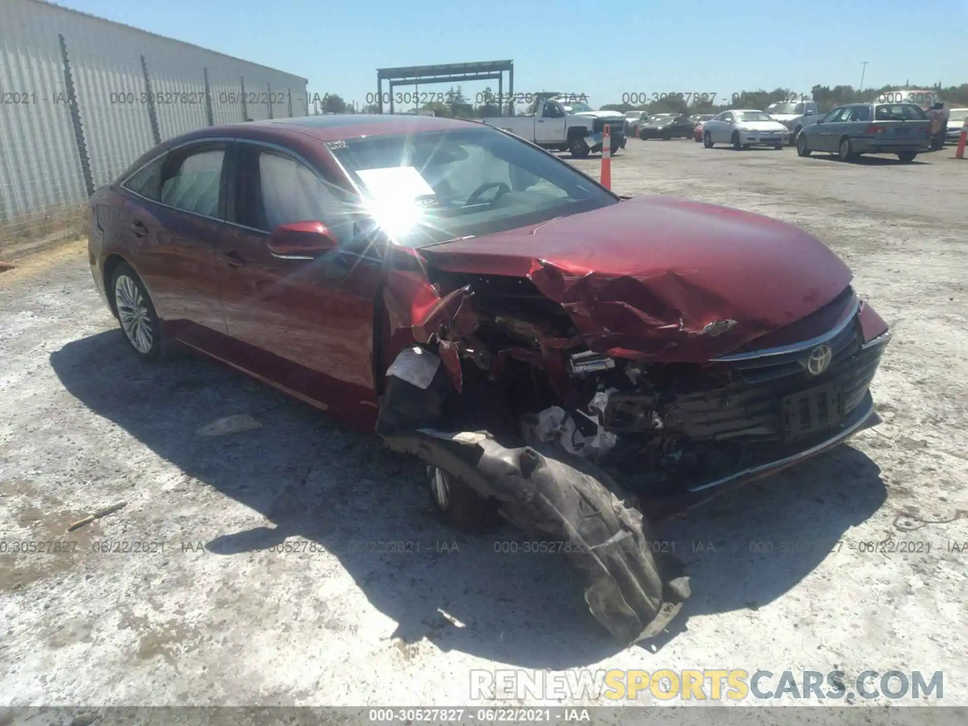 6 Photograph of a damaged car 4T1DZ1FB4LU042900 TOYOTA AVALON 2020