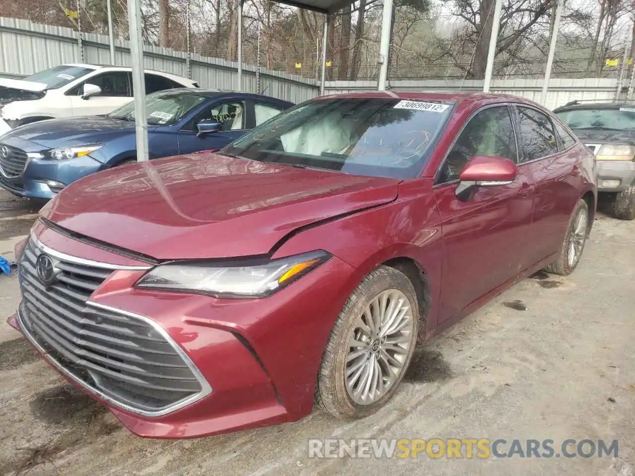 2 Photograph of a damaged car 4T1DZ1FB4LU055145 TOYOTA AVALON 2020