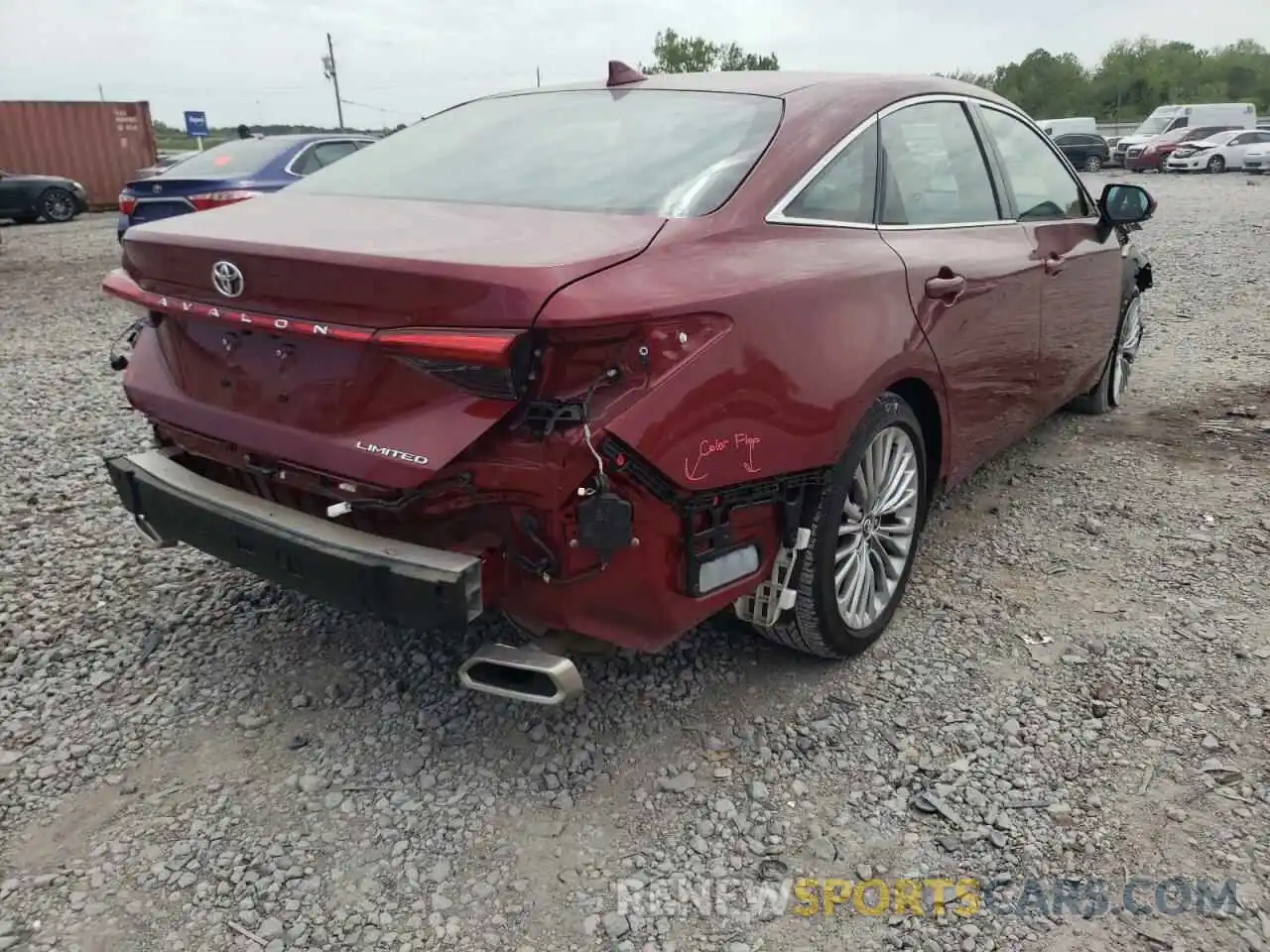 4 Photograph of a damaged car 4T1DZ1FB6LU039822 TOYOTA AVALON 2020