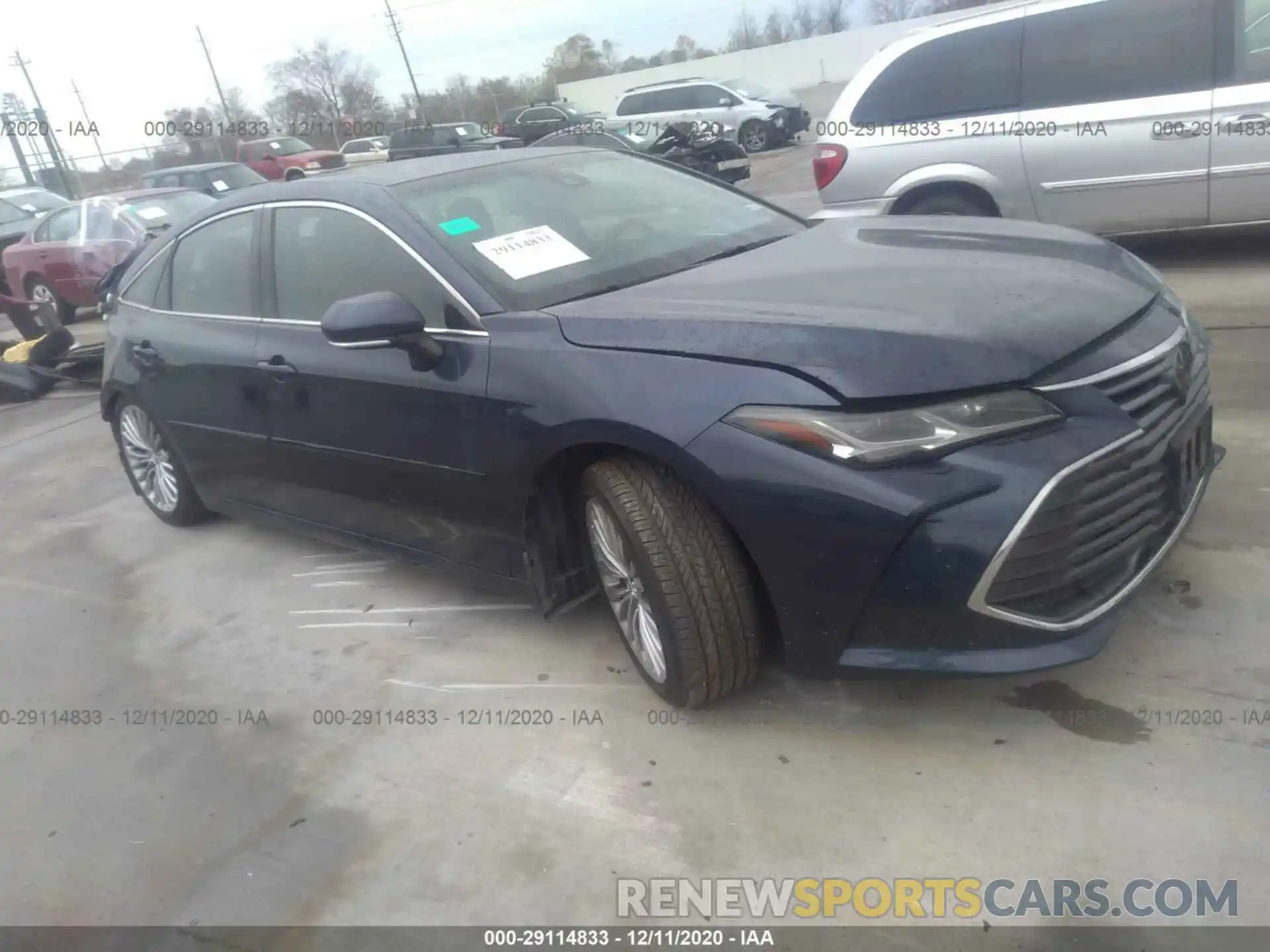 1 Photograph of a damaged car 4T1DZ1FB7LU040526 TOYOTA AVALON 2020