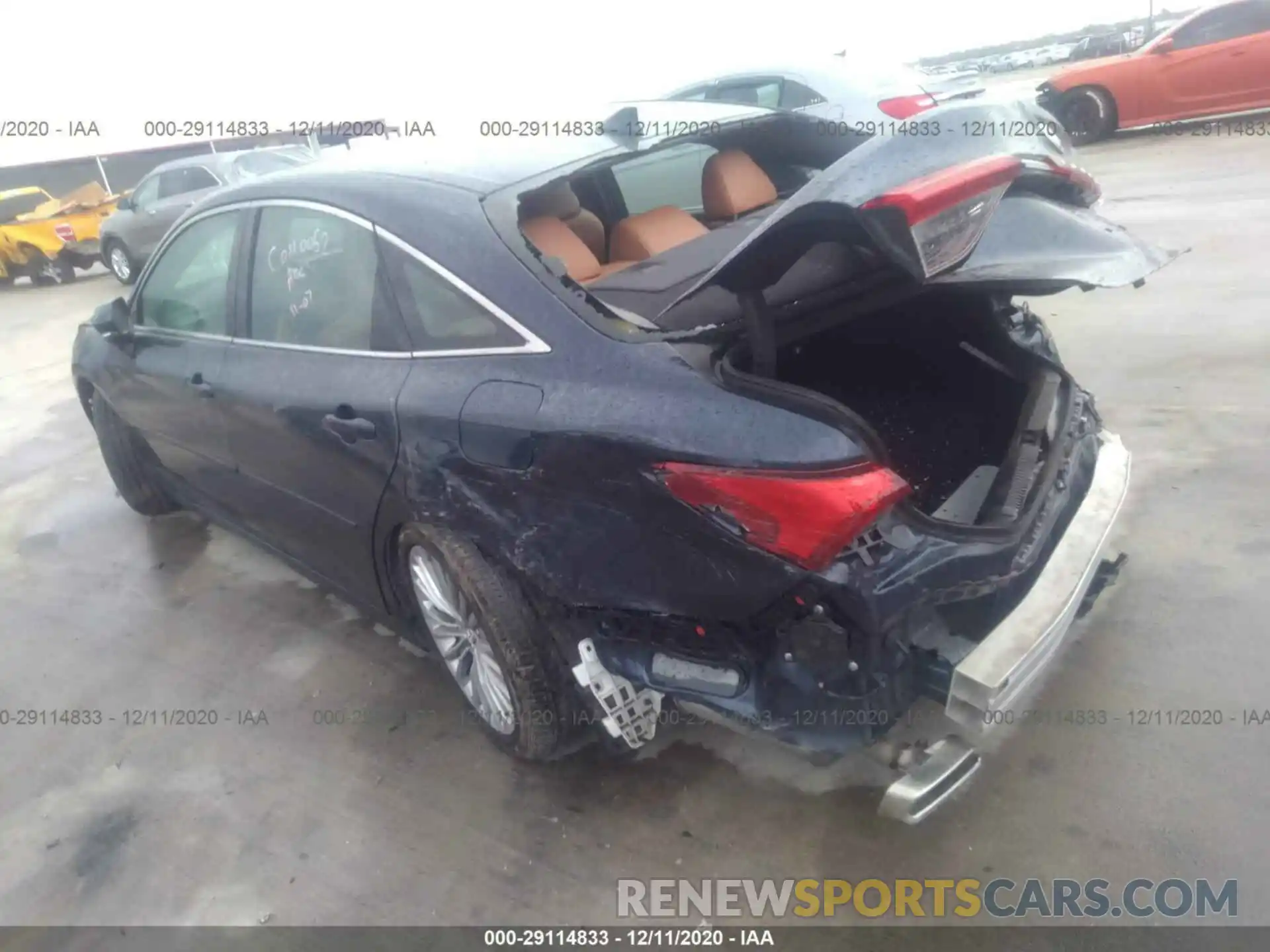 3 Photograph of a damaged car 4T1DZ1FB7LU040526 TOYOTA AVALON 2020