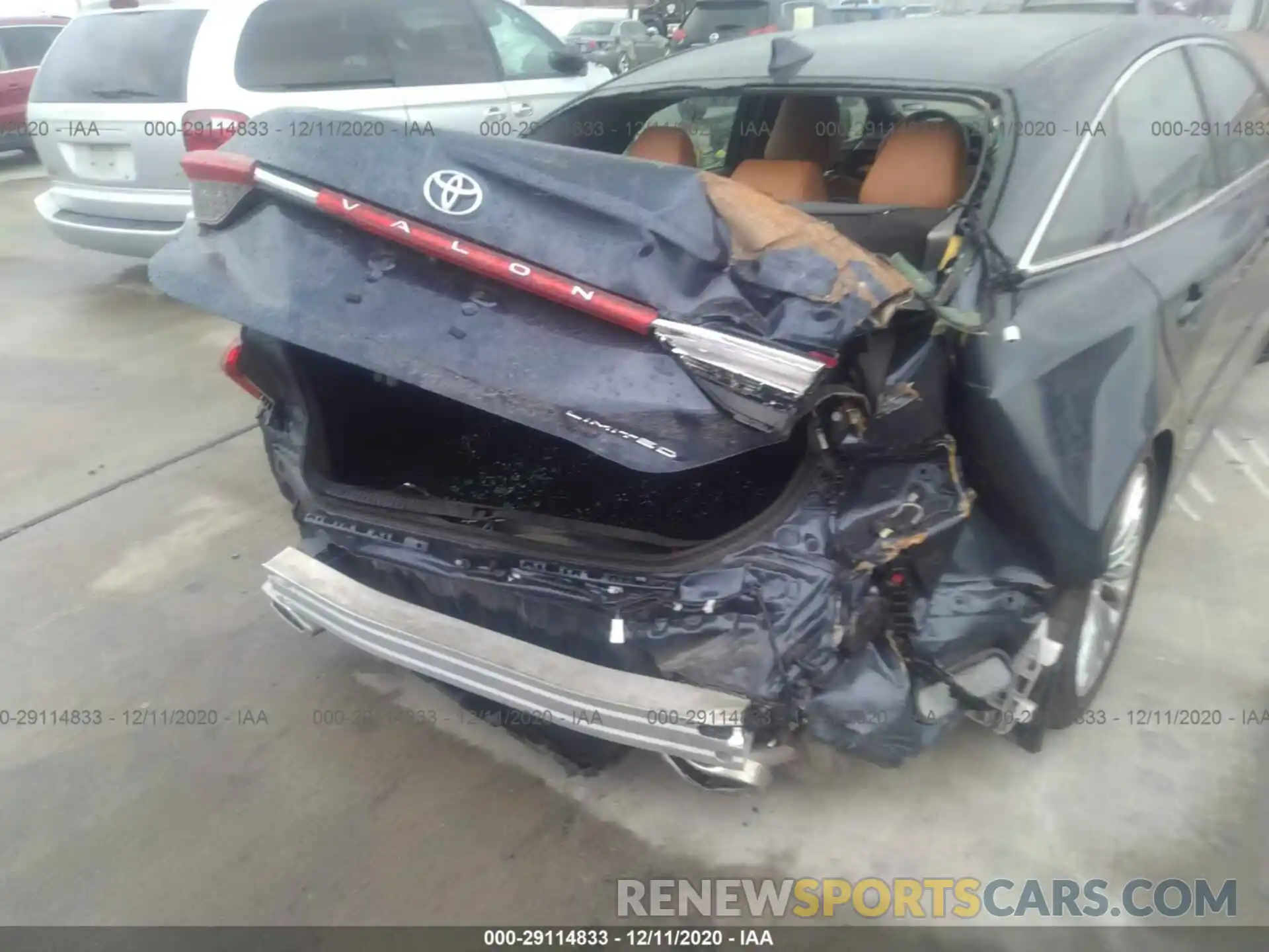 6 Photograph of a damaged car 4T1DZ1FB7LU040526 TOYOTA AVALON 2020