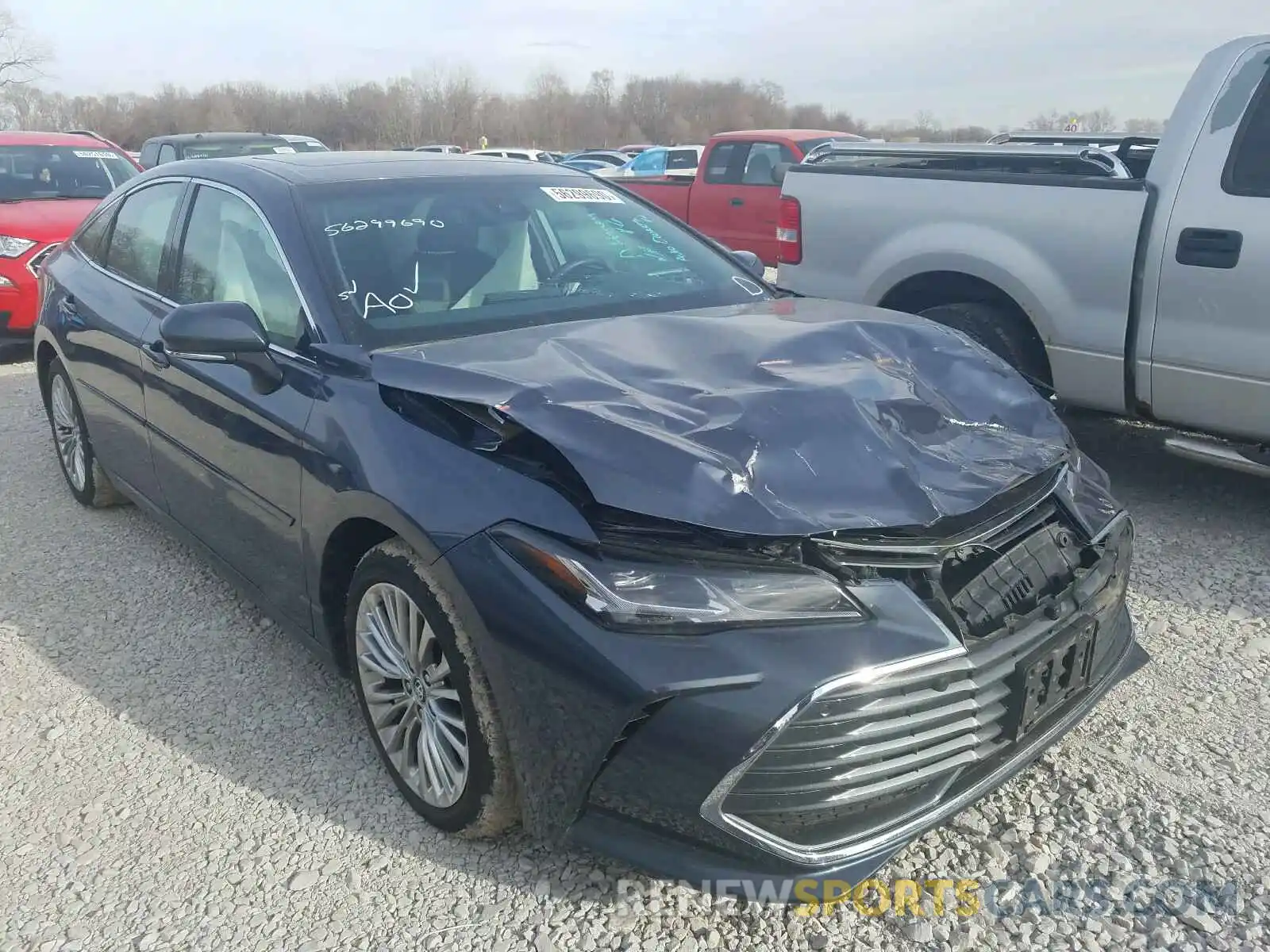 1 Photograph of a damaged car 4T1DZ1FB7LU043152 TOYOTA AVALON 2020