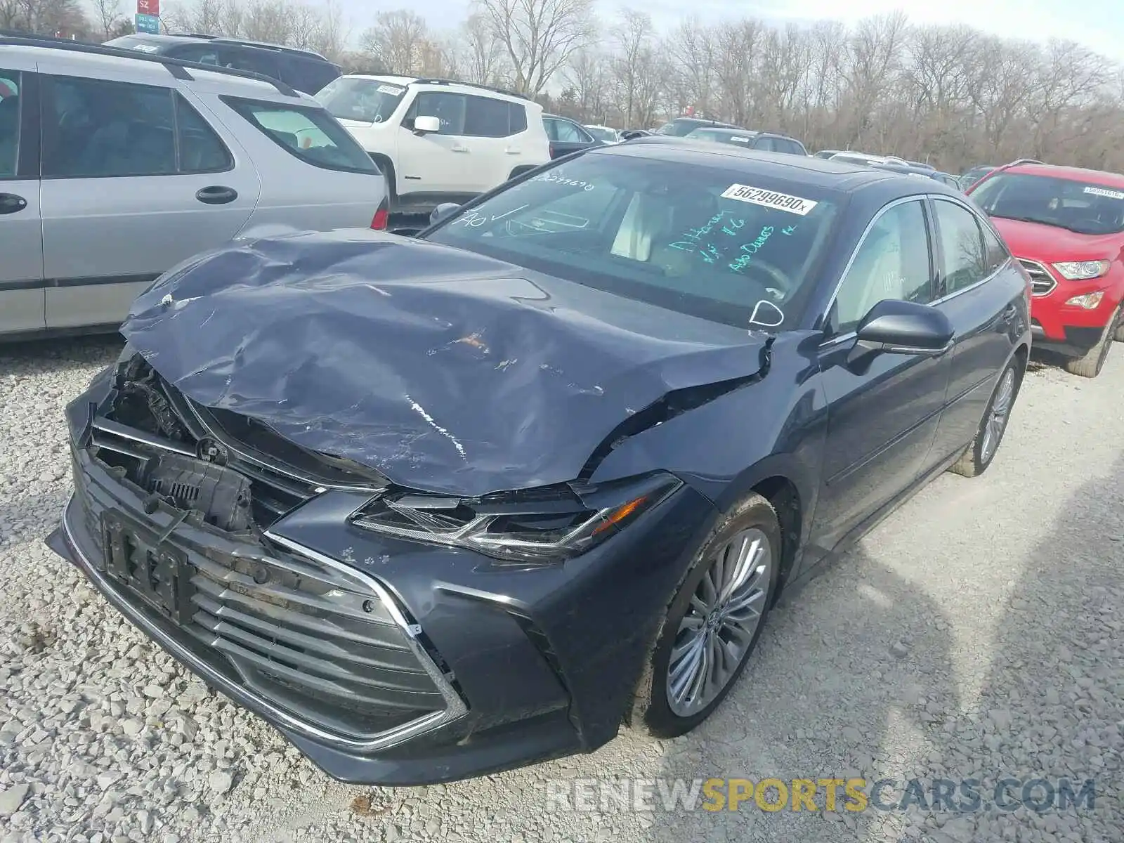 2 Photograph of a damaged car 4T1DZ1FB7LU043152 TOYOTA AVALON 2020