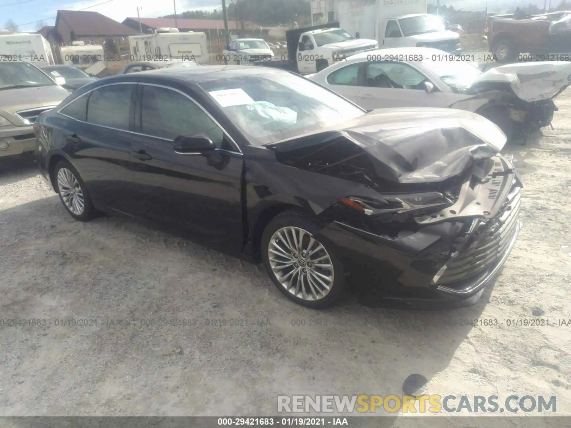 1 Photograph of a damaged car 4T1DZ1FB8LU053320 TOYOTA AVALON 2020