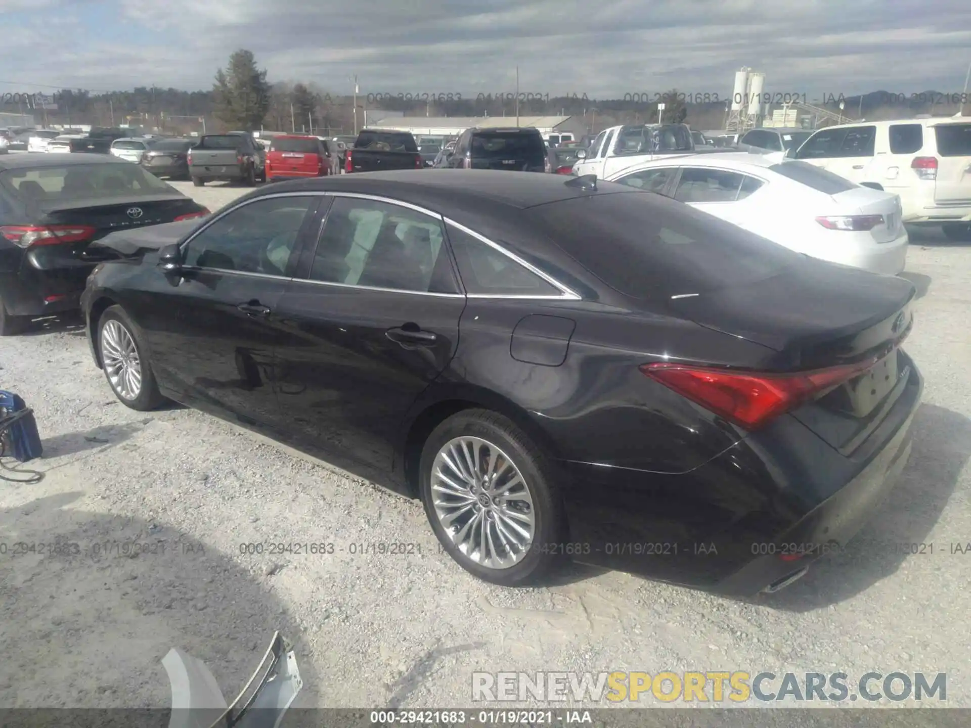 3 Photograph of a damaged car 4T1DZ1FB8LU053320 TOYOTA AVALON 2020