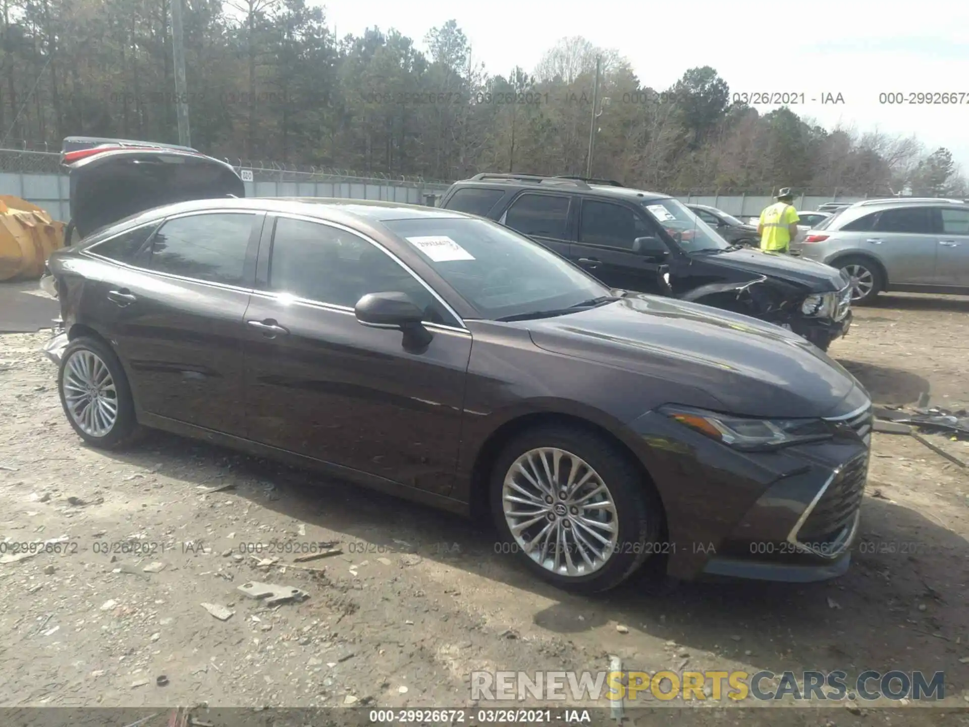 1 Photograph of a damaged car 4T1DZ1FB9LU041001 TOYOTA AVALON 2020