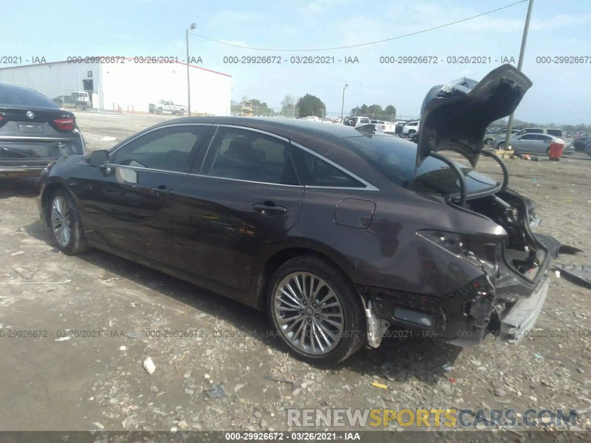 3 Photograph of a damaged car 4T1DZ1FB9LU041001 TOYOTA AVALON 2020