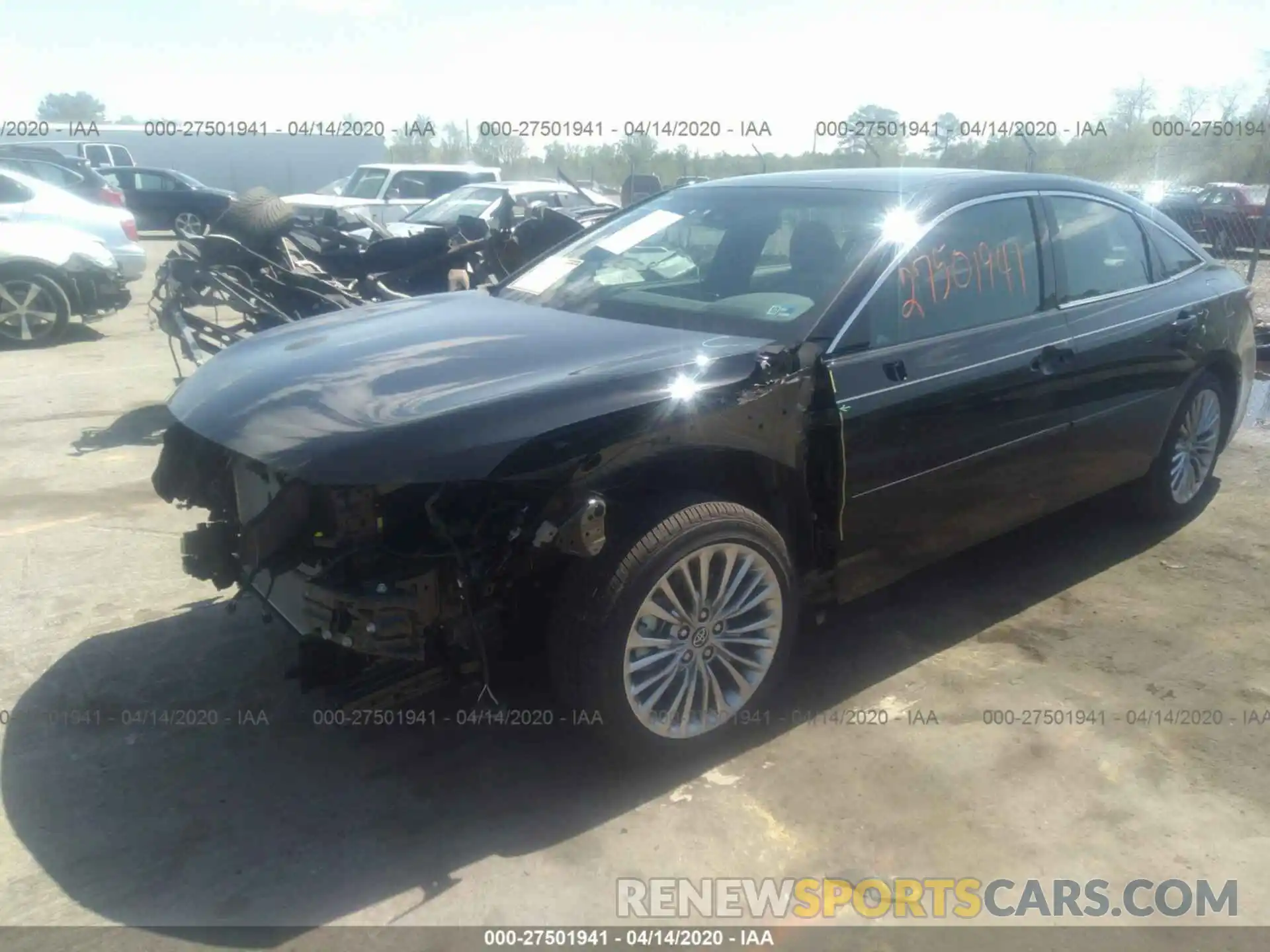 2 Photograph of a damaged car 4T1DZ1FBXLU040438 TOYOTA AVALON 2020